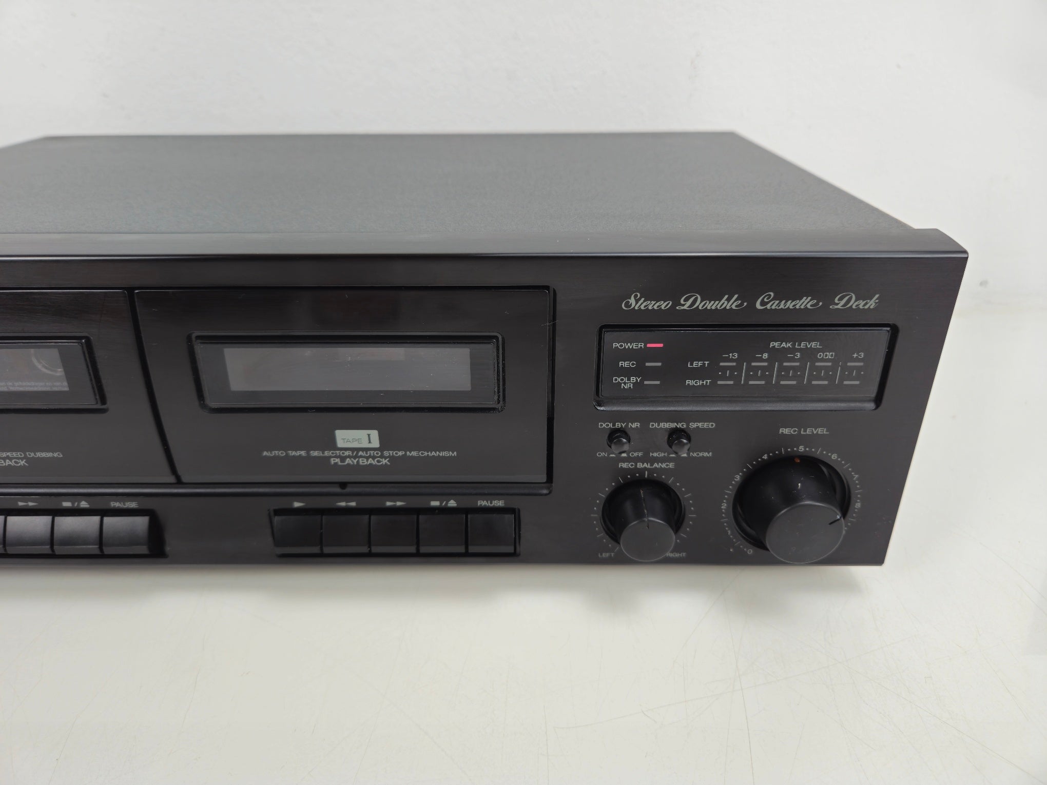 Akai - HX27W - Double Cassette Deck - New Belts