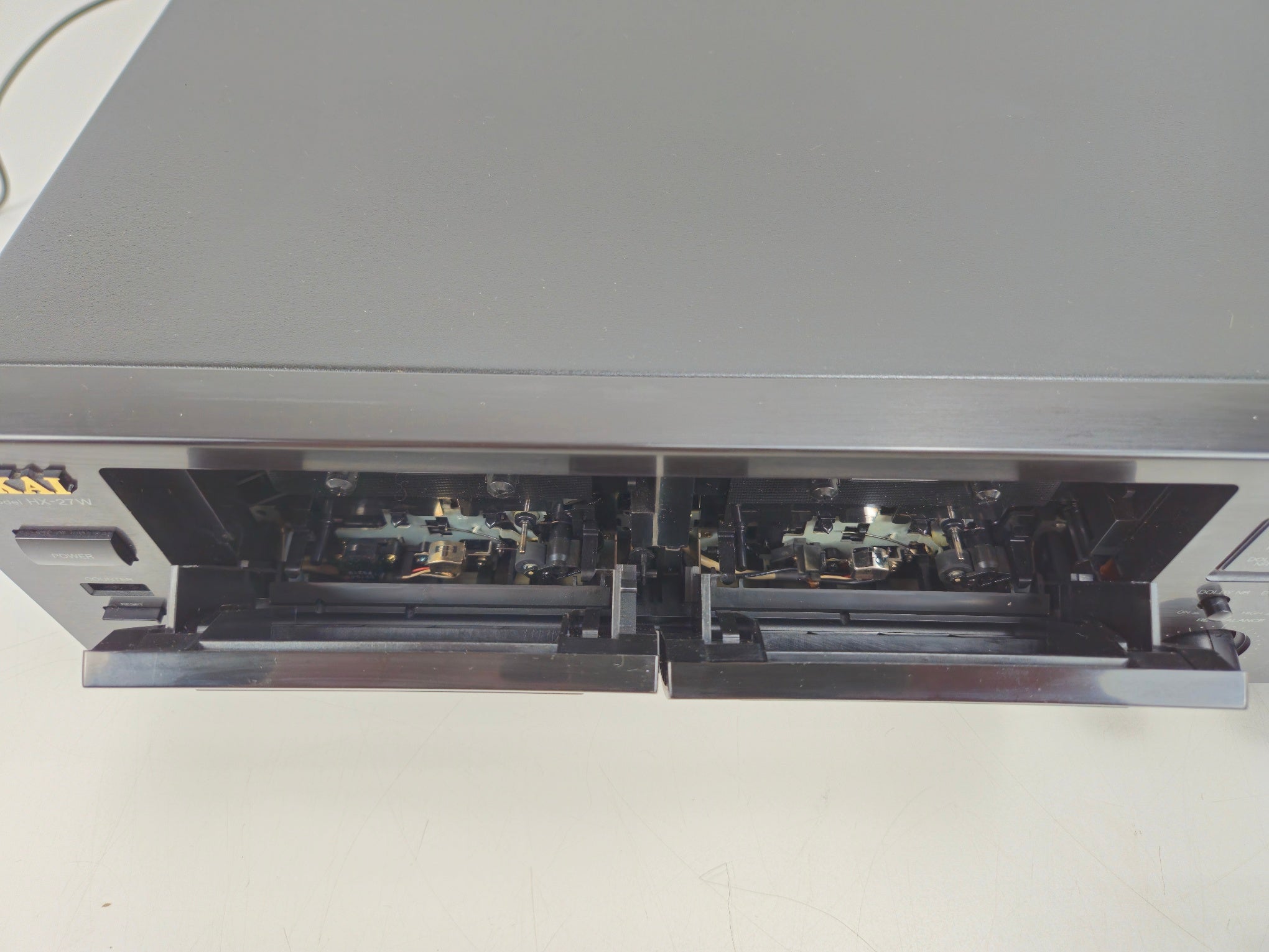 Akai - HX27W - Double Cassette Deck - New Belts