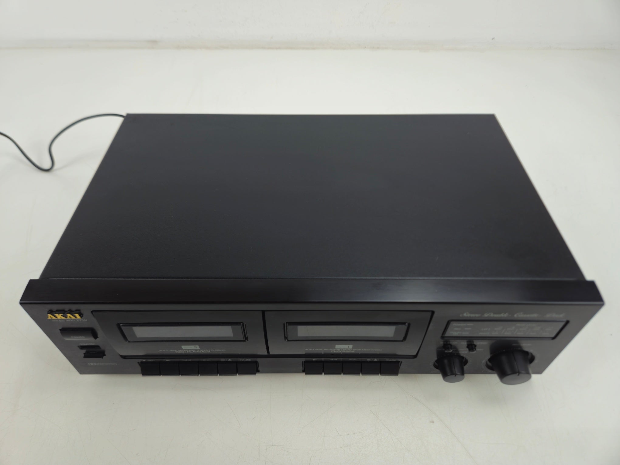 Akai - HX27W - Double Cassette Deck - New Belts