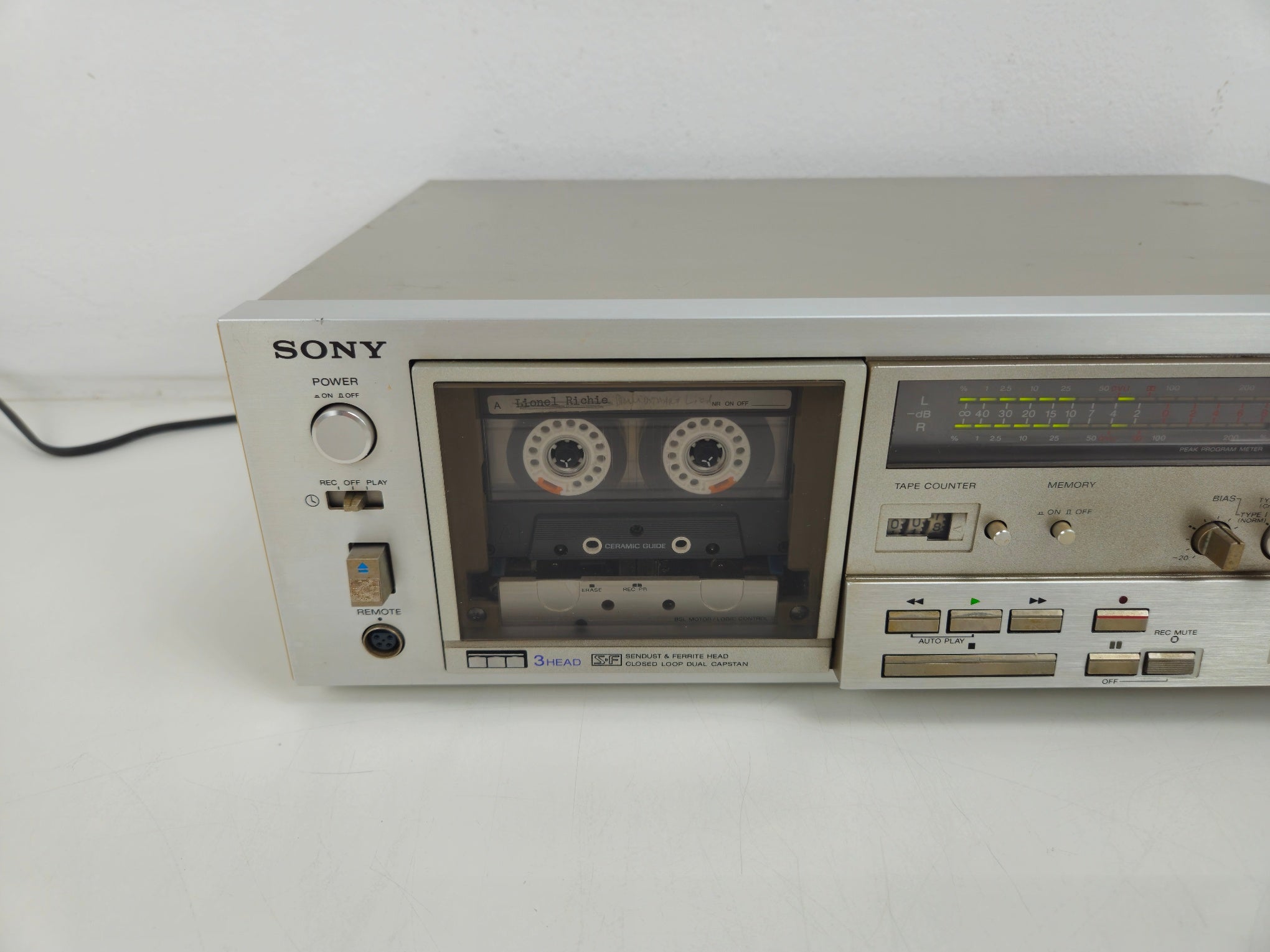 Sony - TC-K71 - Stereo 3 Head Cassette Deck