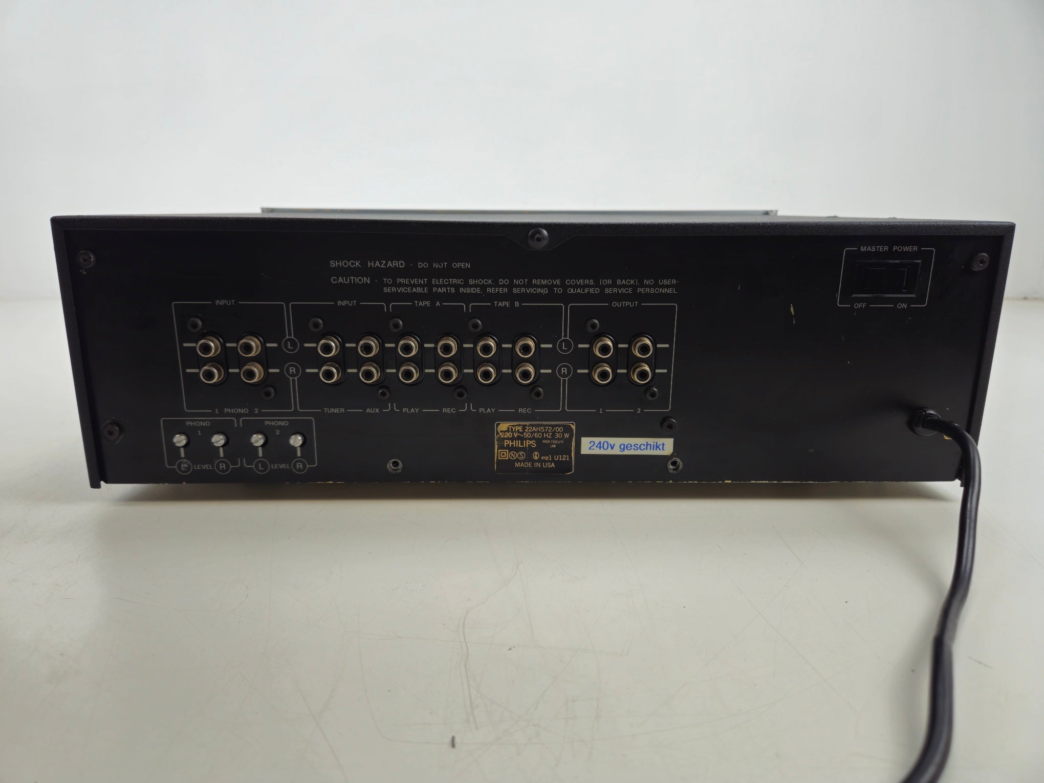 Philips - 572 - Full Function Pre-amplifier - Serviced/Recapped with Nichicons