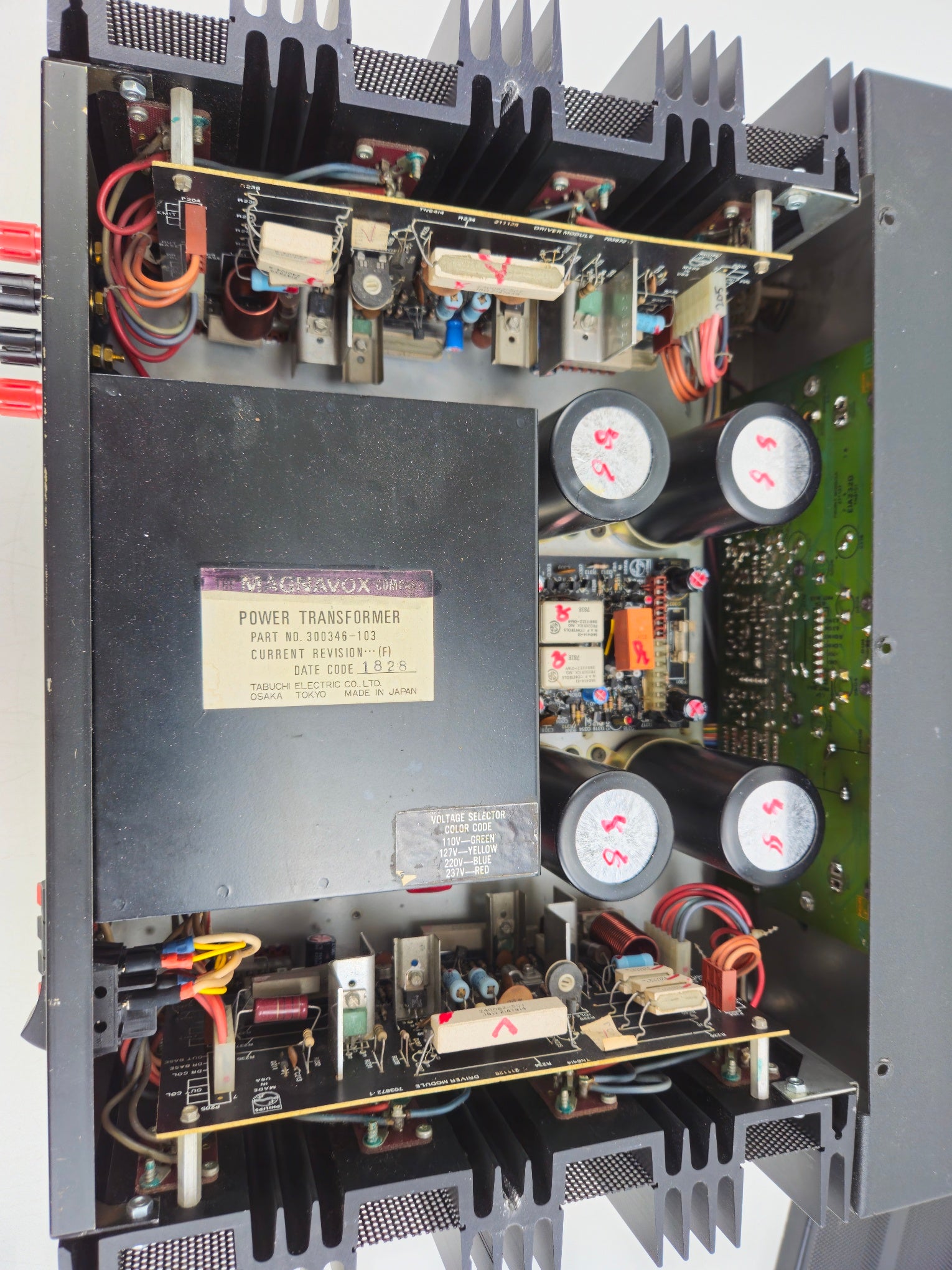 Philips - 578 - Stereo Power Amplifier - Serviced/Recapped With Nichicons