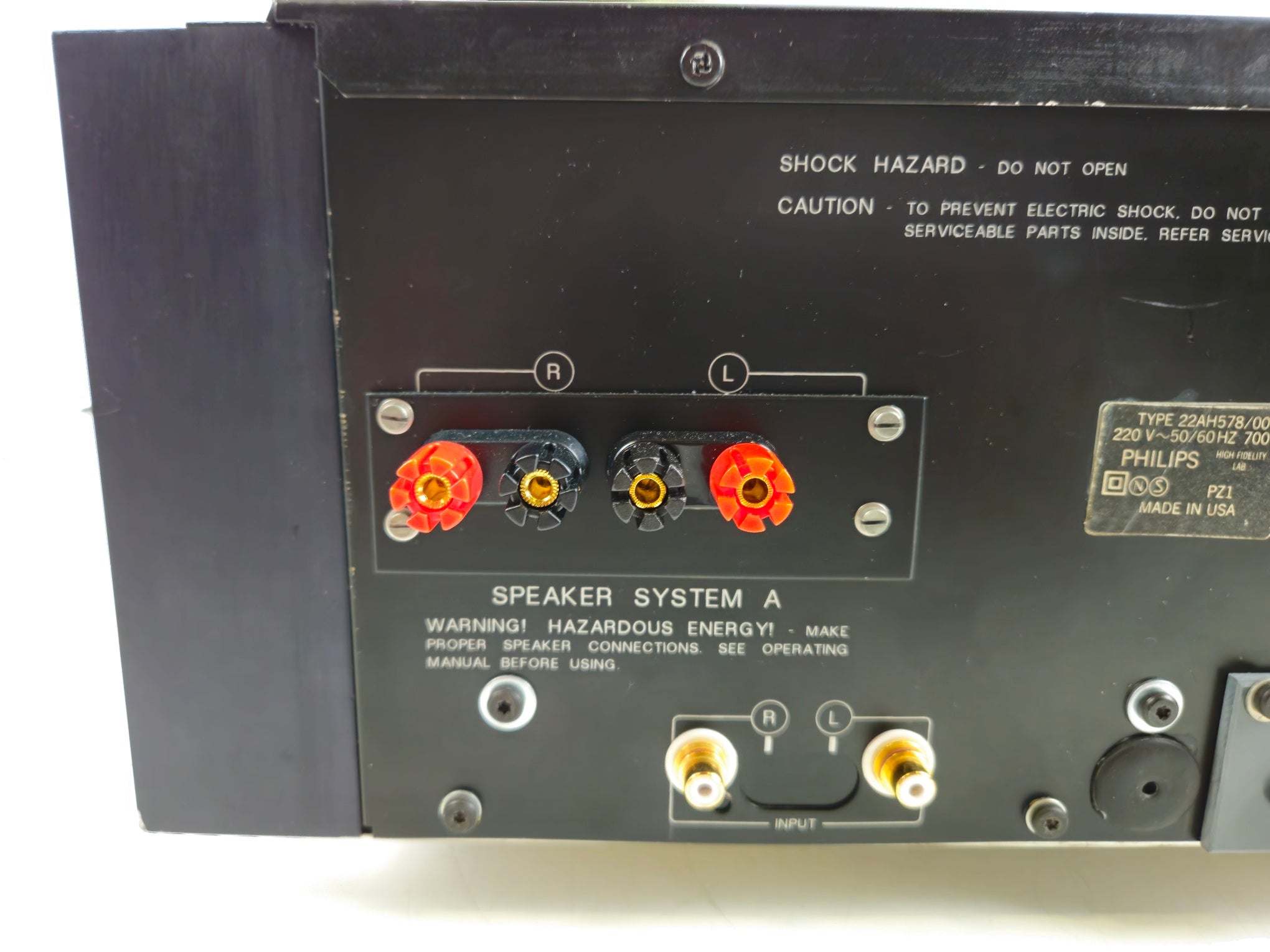 Philips - 578 - Stereo Power Amplifier - Serviced/Recapped With Nichicons