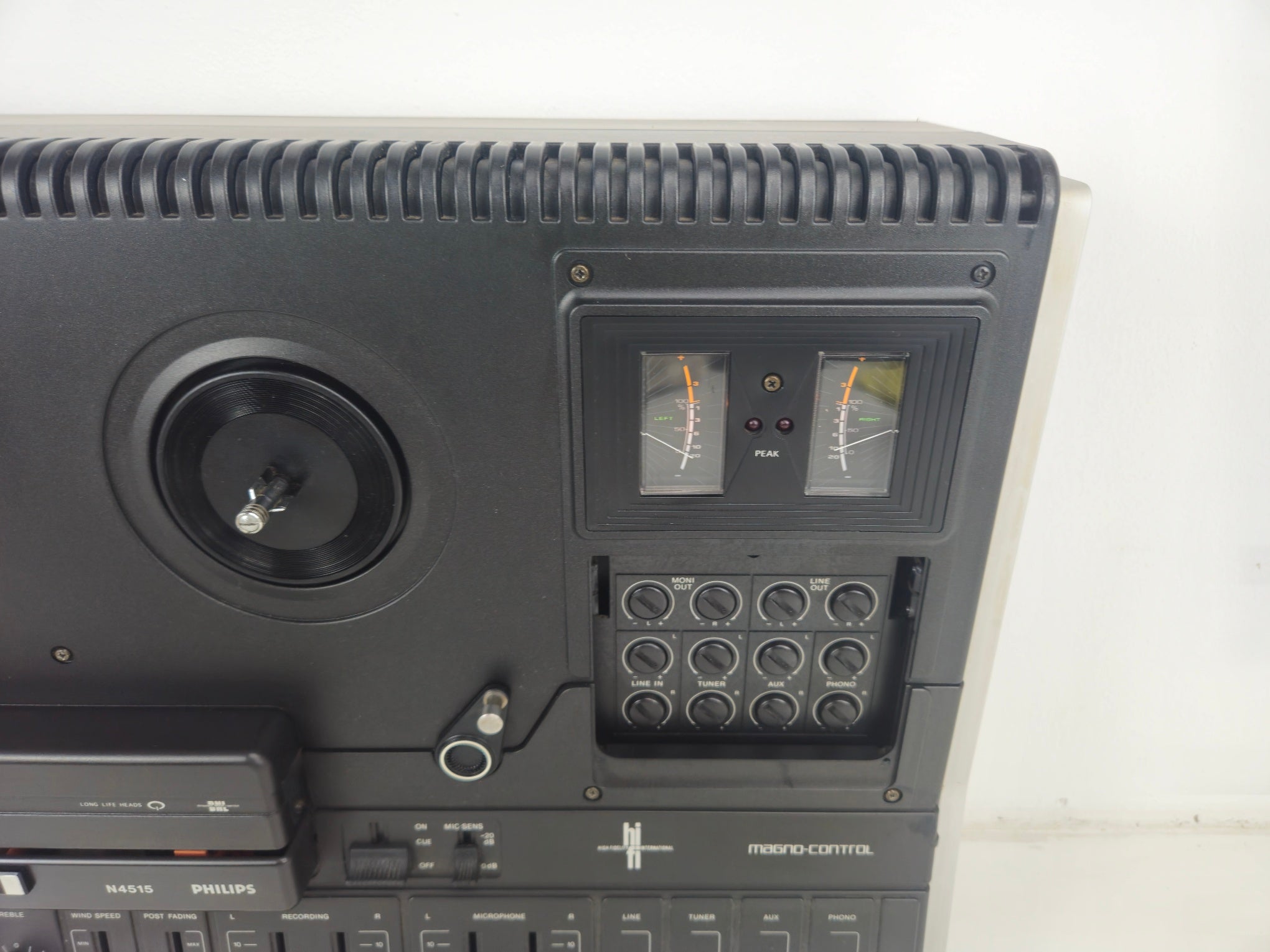 Philips N4515 Stereo Tape Deck - Dust cover - New Belts