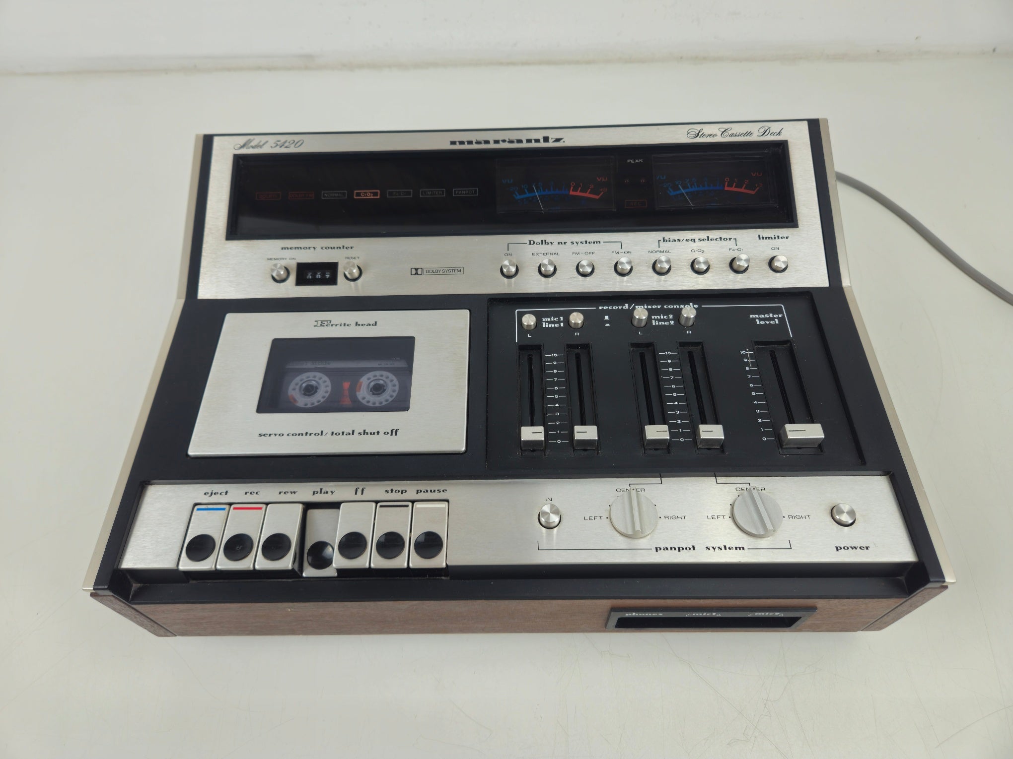 Marantz - Model 5420 - Stereo Cassette Deck - Serviced (New Belts)