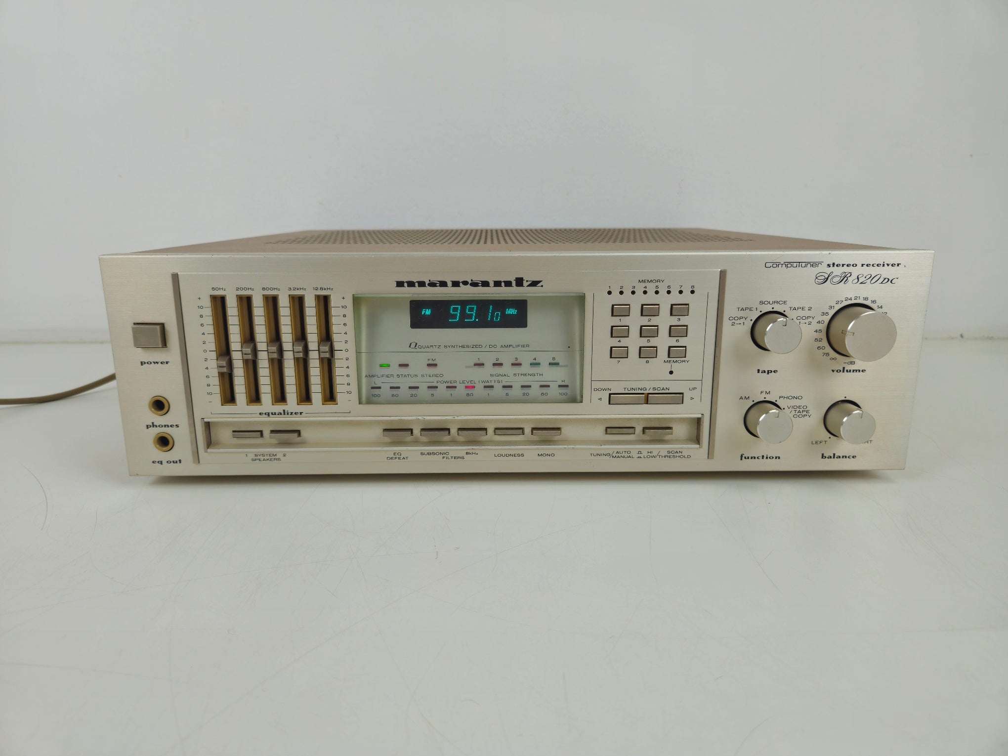 Marantz - SR820DC - AM/FM Stereo Receiver - Serviced