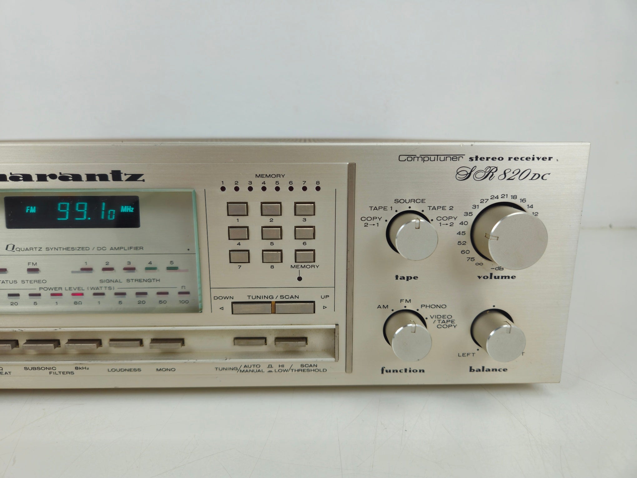 Marantz - SR820DC - AM/FM Stereo Receiver - Serviced