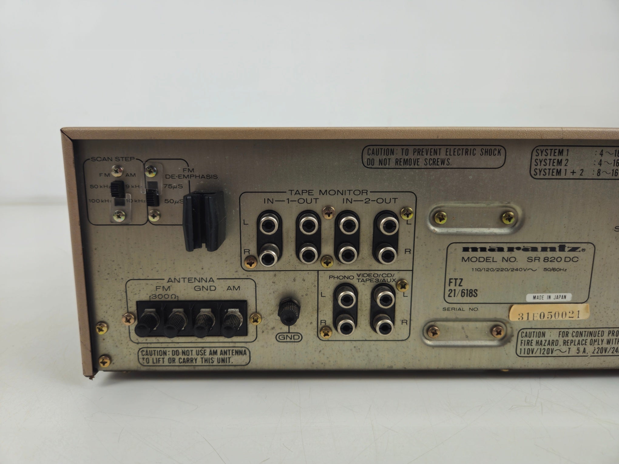 Marantz - SR820DC - AM/FM Stereo Receiver - Serviced