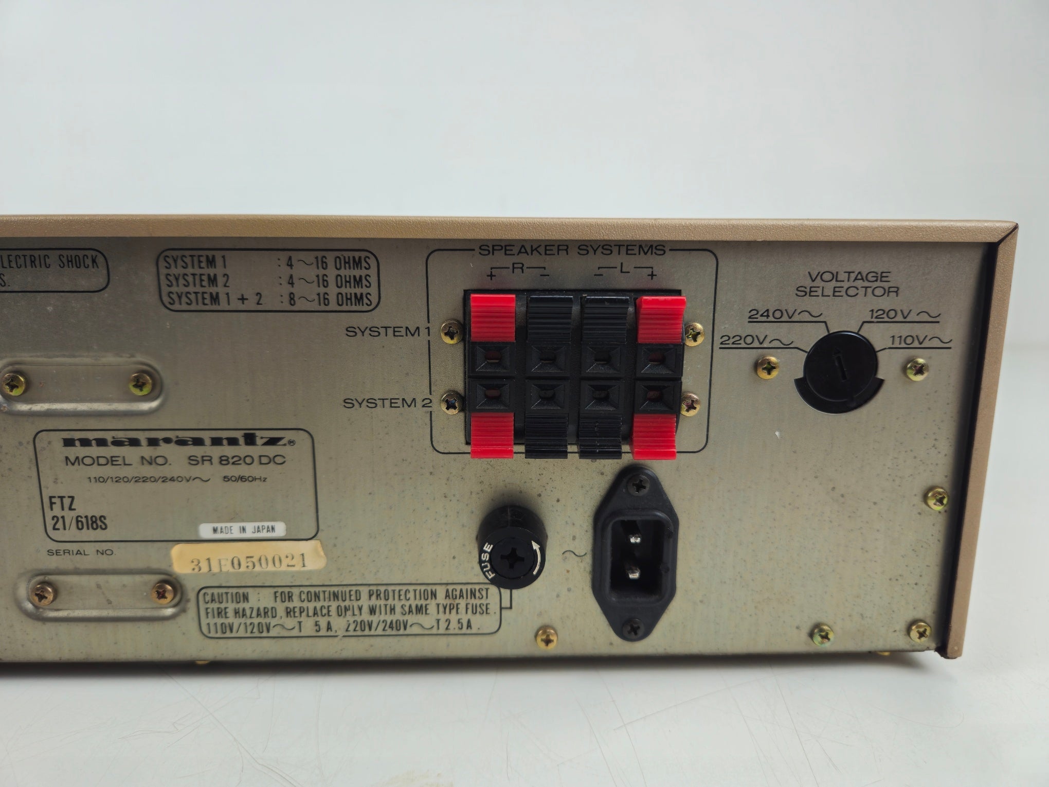 Marantz - SR820DC - AM/FM Stereo Receiver - Serviced