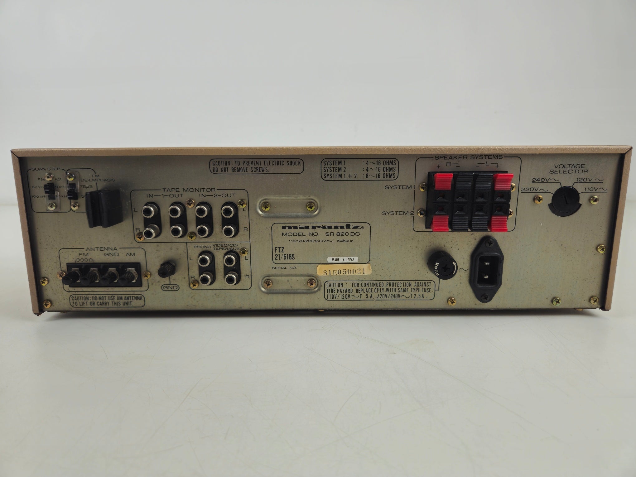 Marantz - SR820DC - AM/FM Stereo Receiver - Serviced