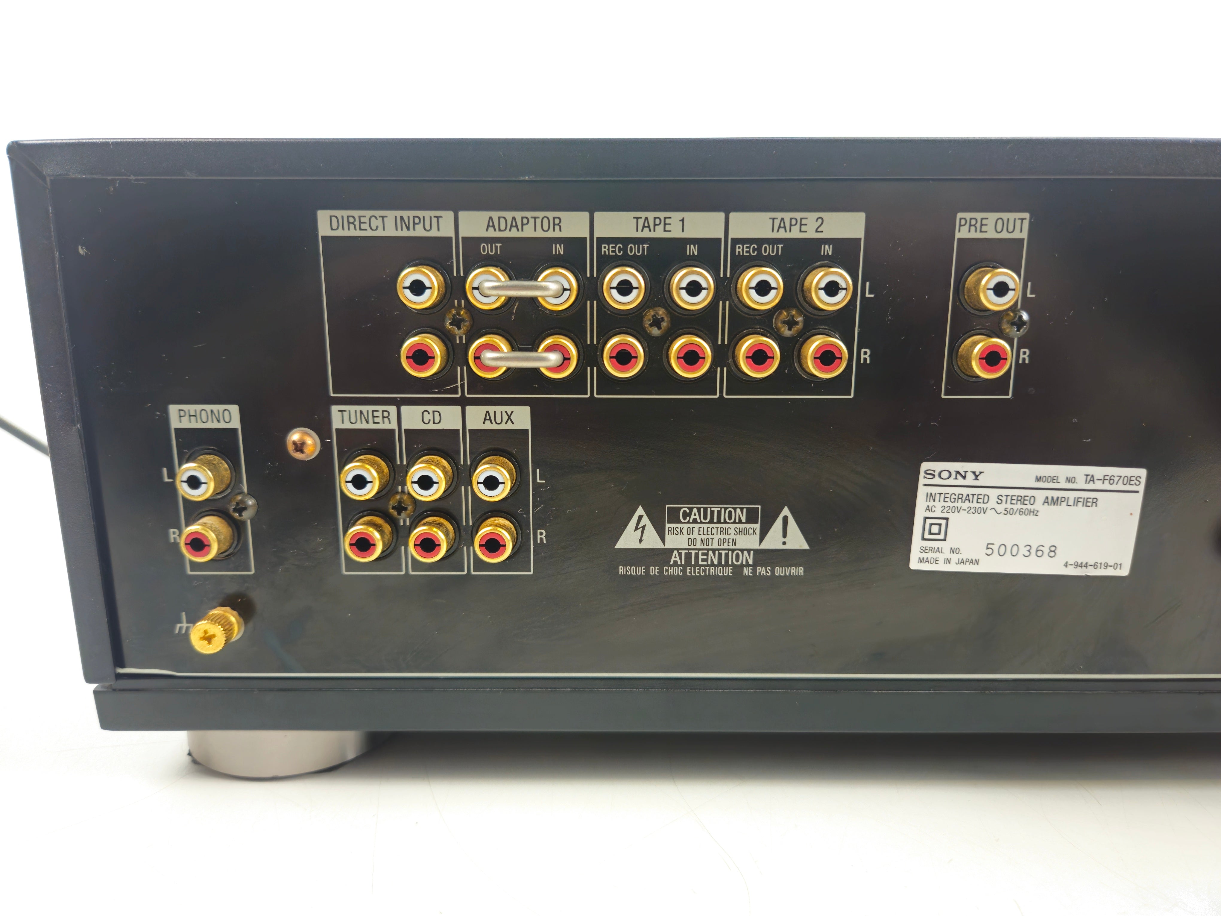 Sony - TA-F670ES - Stereo Integrated Amplifier - Serviced