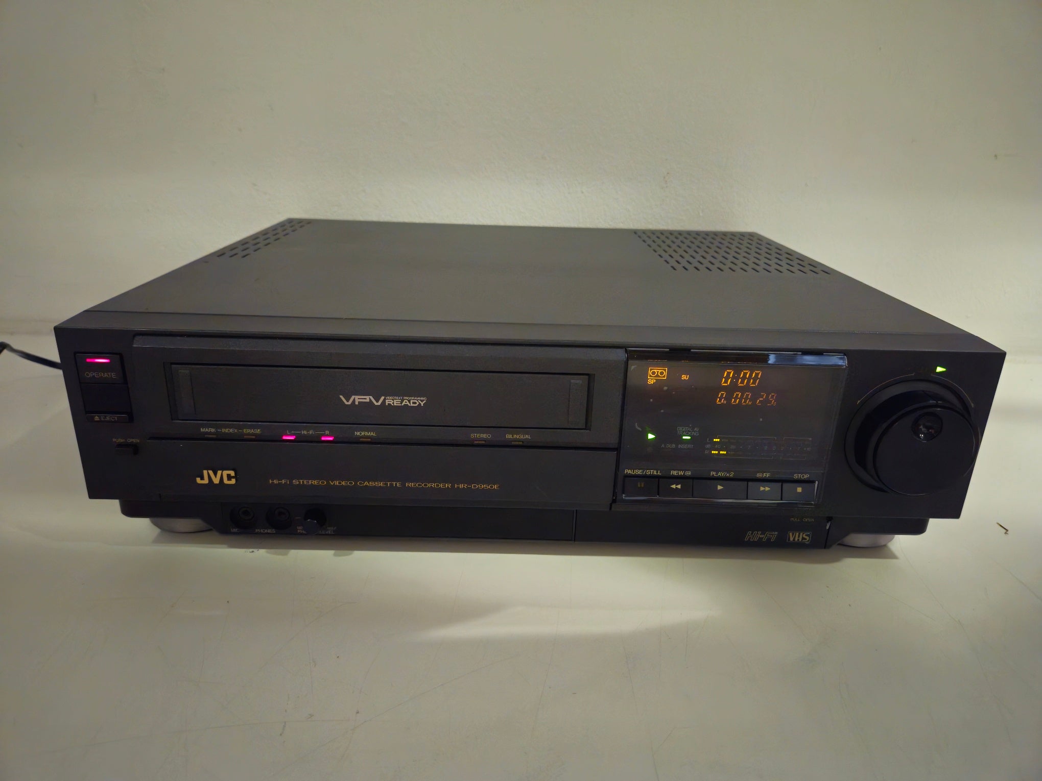 JVC - HR-D950E - Stereo Video Cassette Recorder - Recapped