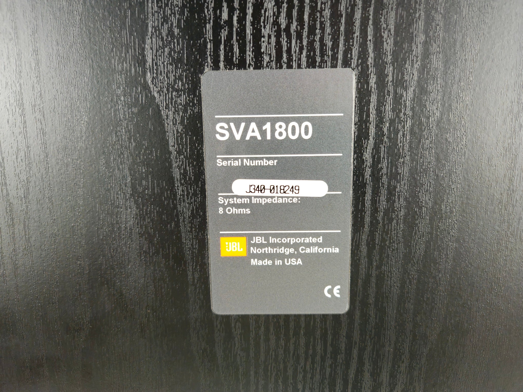 JBL - SVA1800 - Passive Floorstanding Speaker Pair