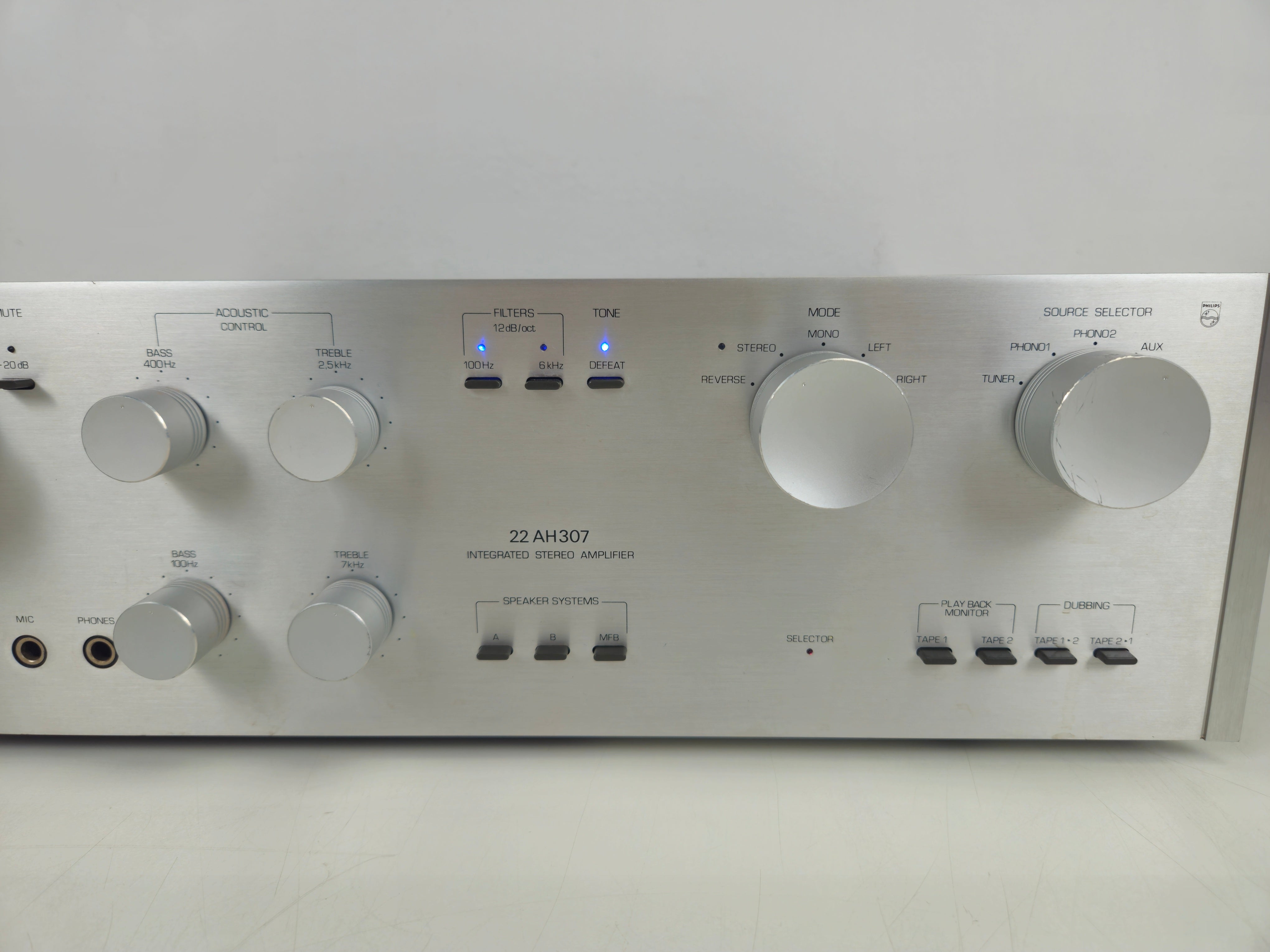 Philips - 22 AH307 - Integrated Stereo Amplifier - Mint condition