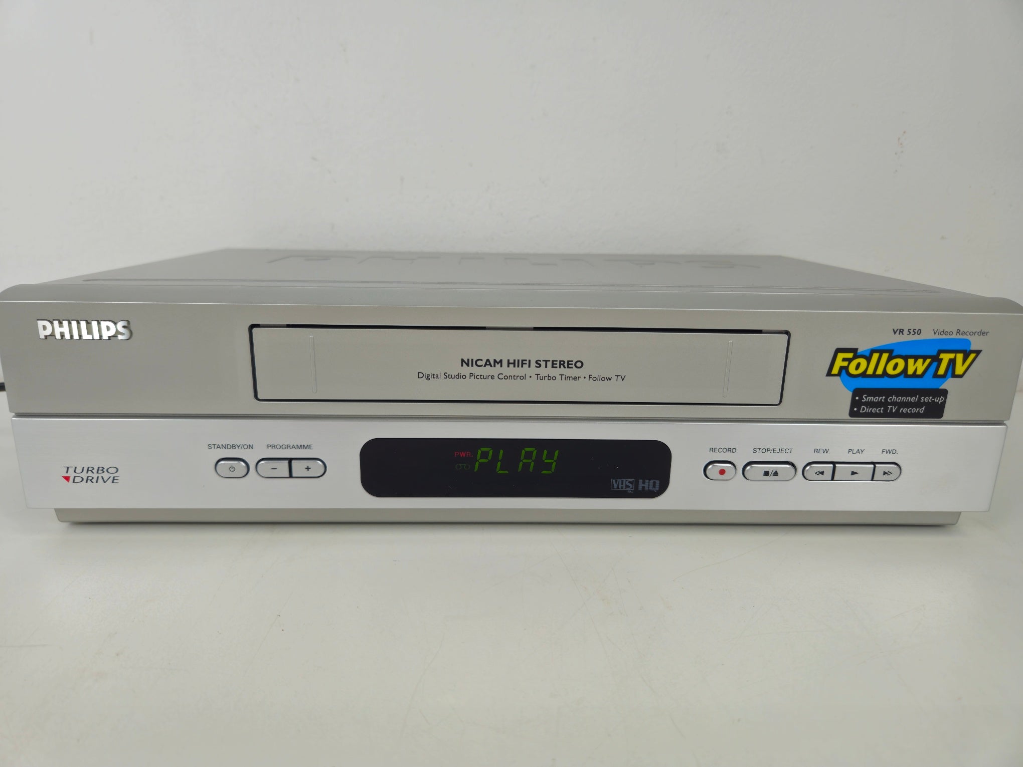 Philips - VR550 - VHS Video Recorder - New Old Stock