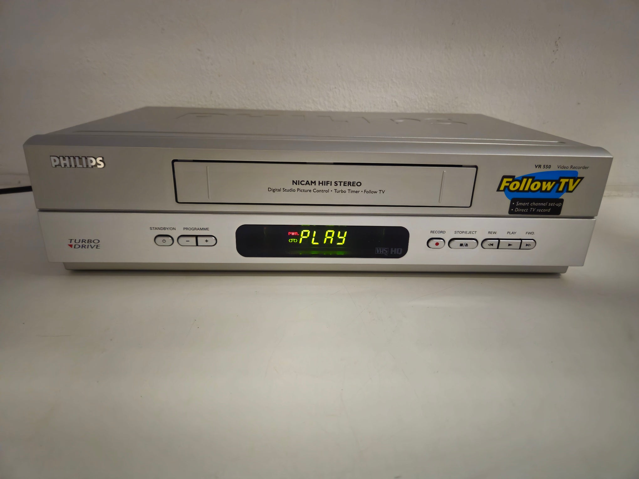 Philips - VR550 - VHS Video Recorder - New Old Stock