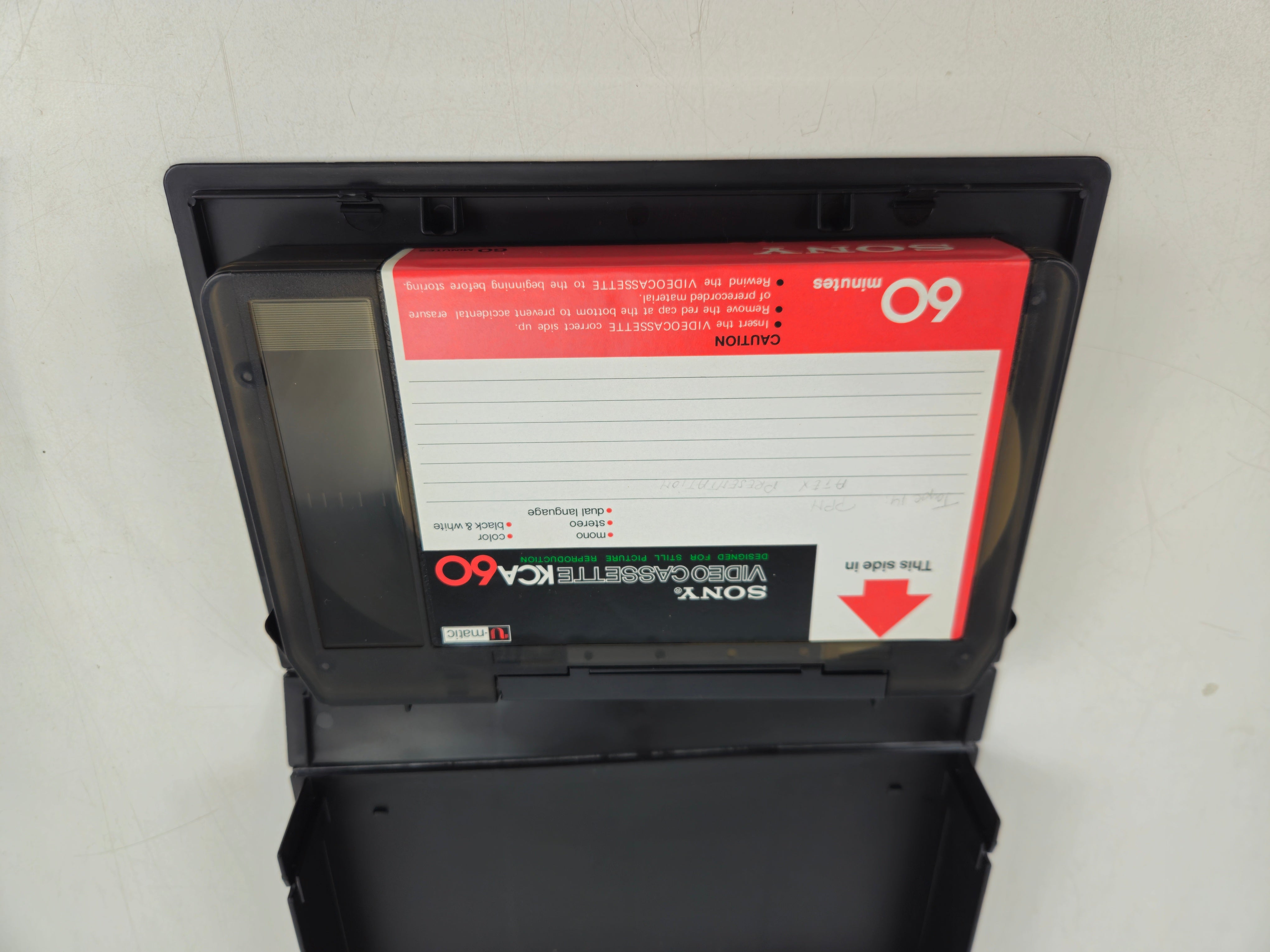 Sony - U-matic Videocassette - 60 min