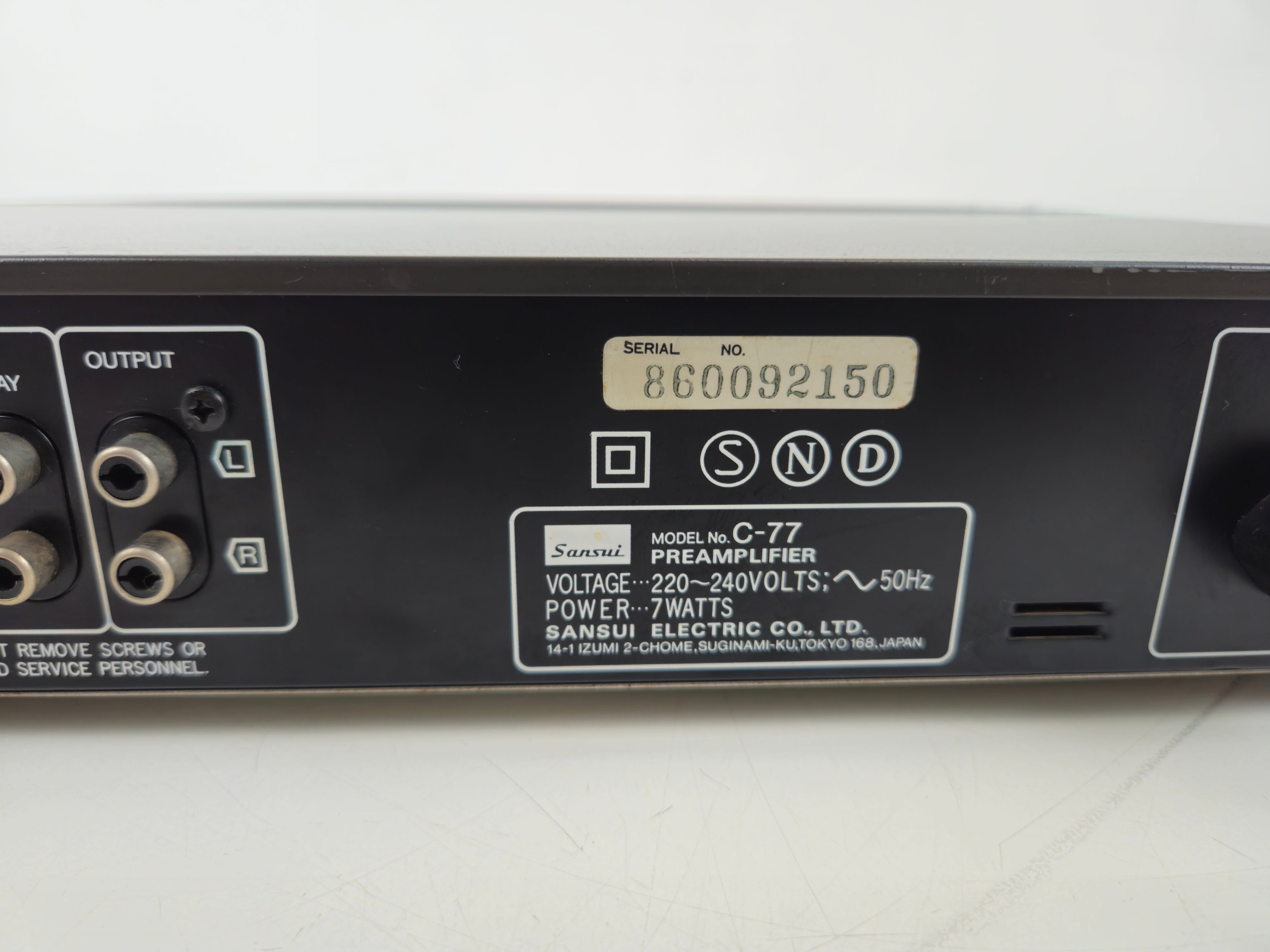 Sansui - C-77 - Stereo Pre Amplifier - Mint condition