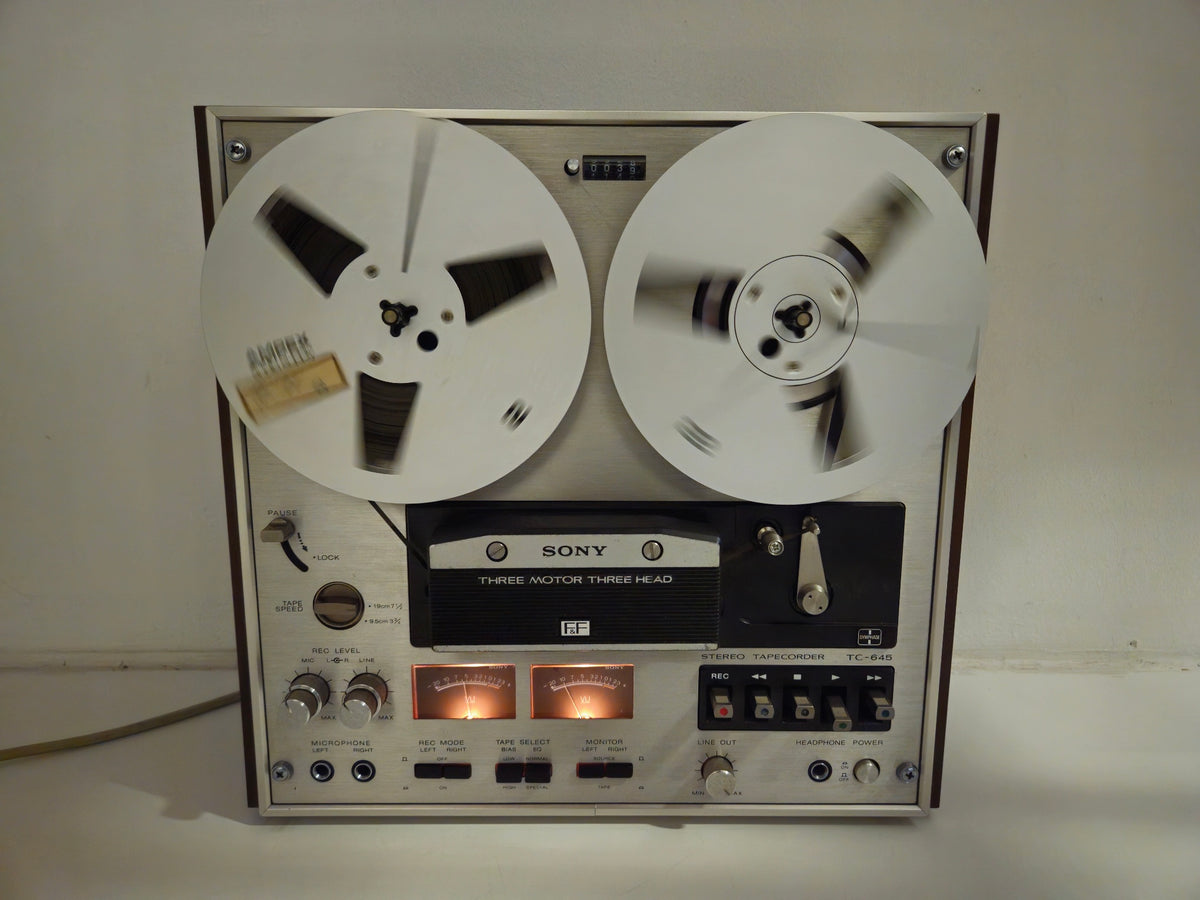 Sony - TC-645 - Stereo Tapecorder - New belts