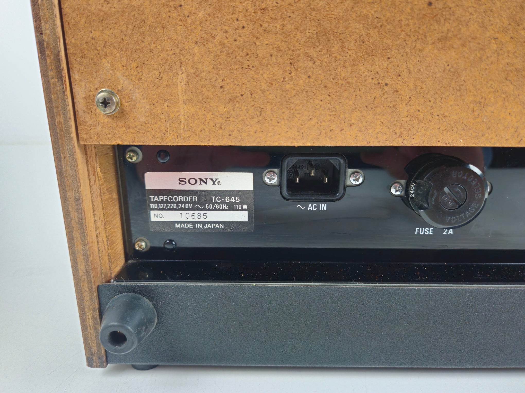Sony - TC-645 - Stereo Tapecorder - New belts