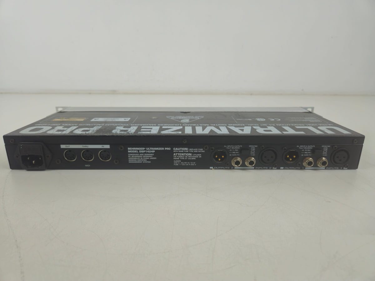 Behringer - DSP 1424P - 24-Bit Digital Multiband Loudness Maximizer/Program Enhancer