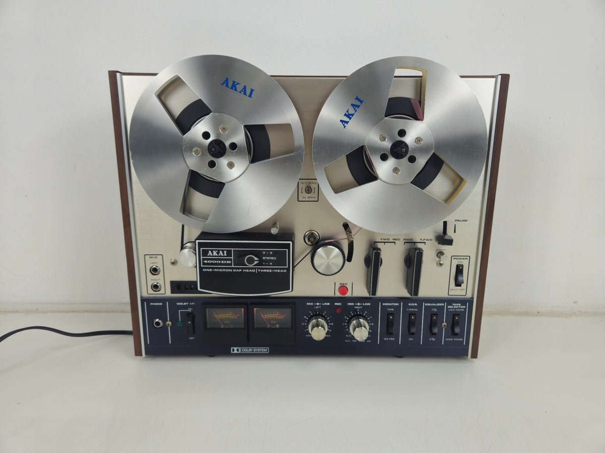 Akai - 4000 DS - Stereo Reel to Reel Tape Recorder - Dustcover
