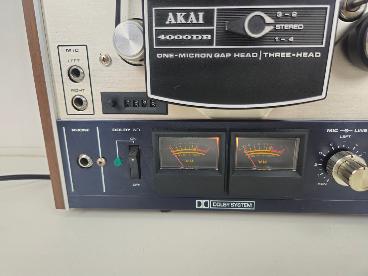 Akai - 4000 DS - Stereo Reel to Reel Tape Recorder - Dustcover