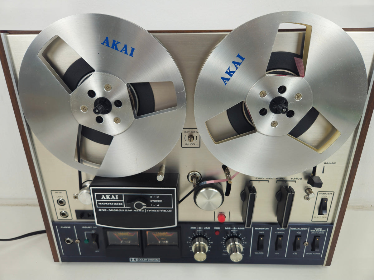 Akai - 4000 DS - Stereo Reel to Reel Tape Recorder - Dustcover