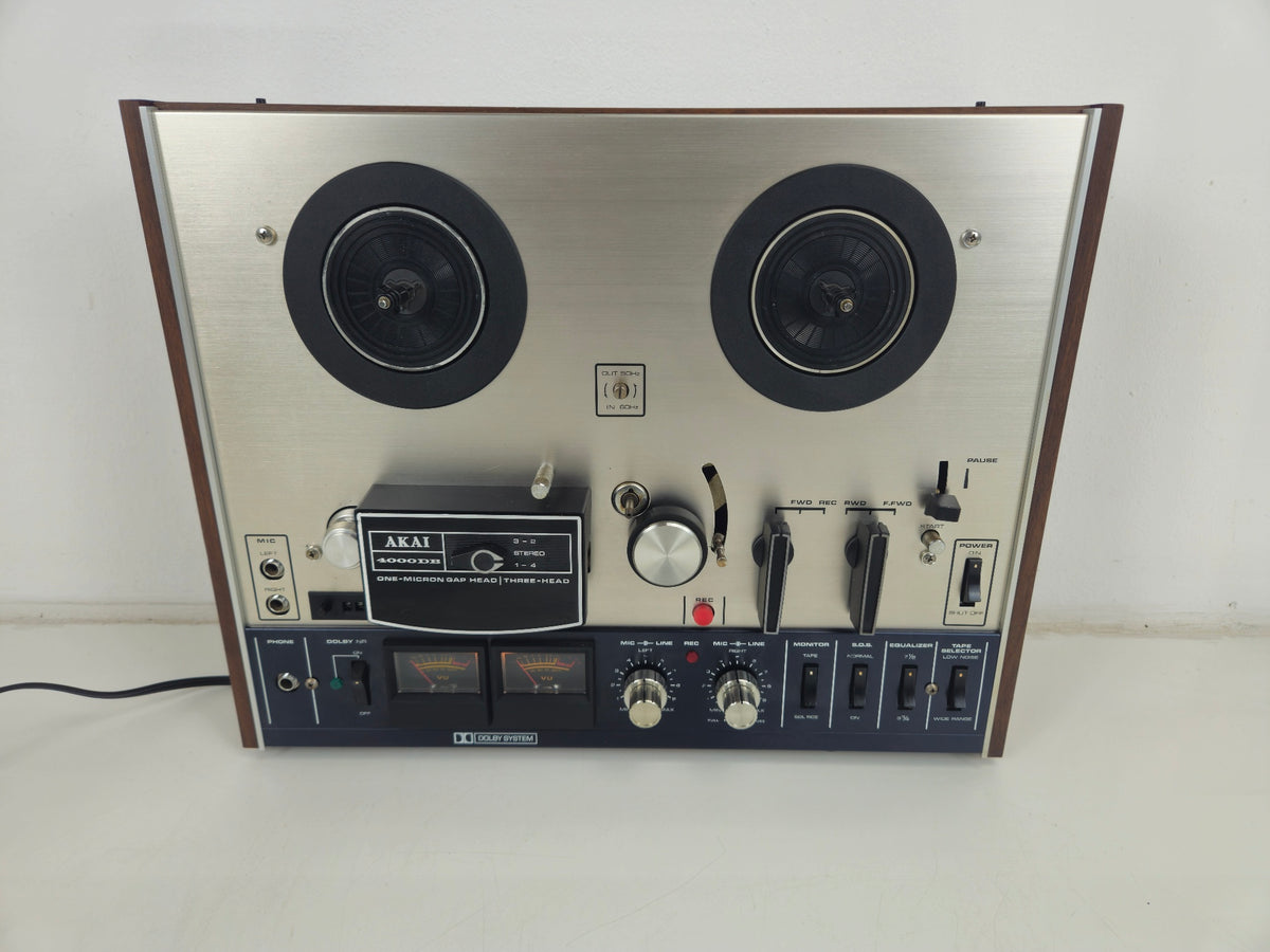 Akai - 4000 DS - Stereo Reel to Reel Tape Recorder - Dustcover