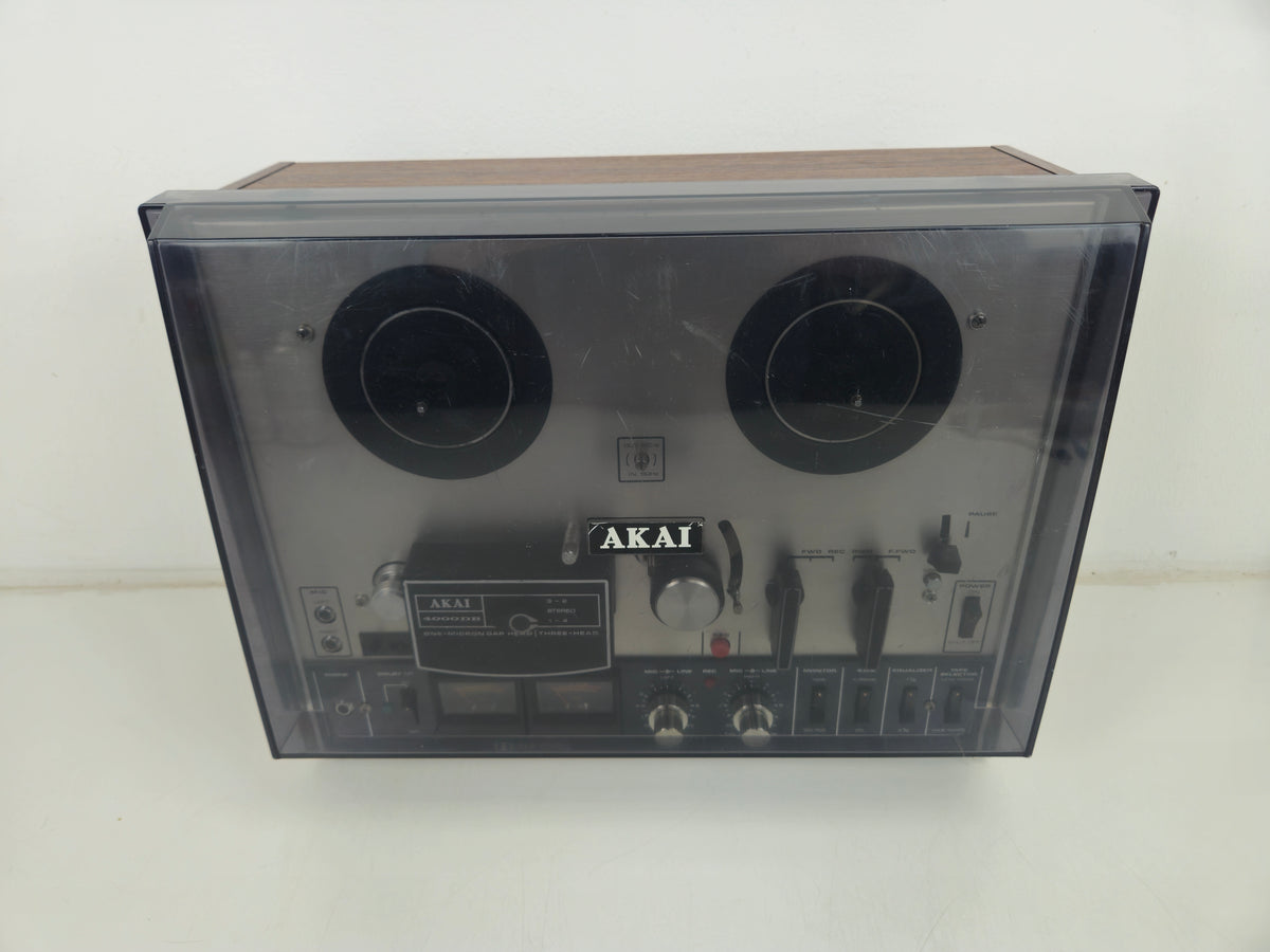 Akai - 4000 DS - Stereo Reel to Reel Tape Recorder - Dustcover