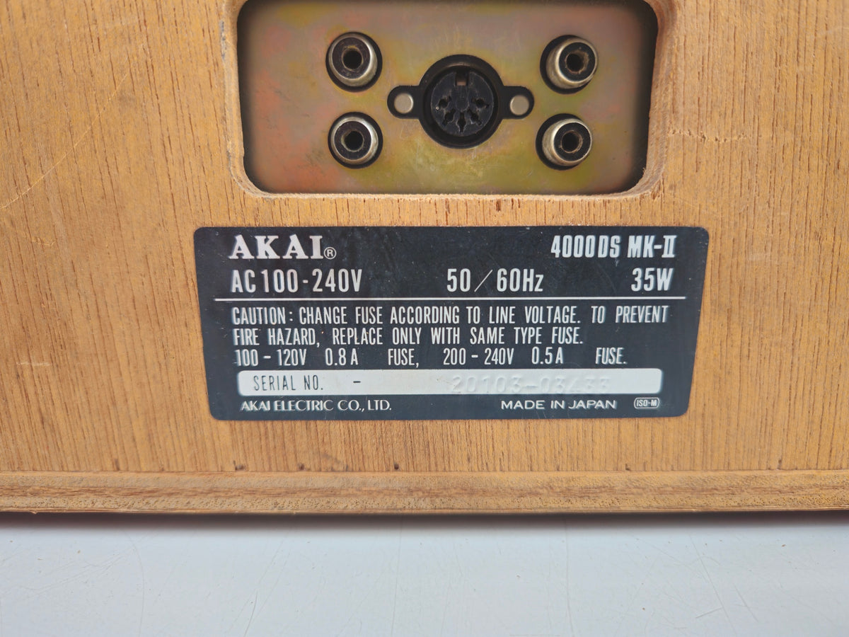 Akai - 4000DS MK-II -  Reel to Reel Tape Recorder