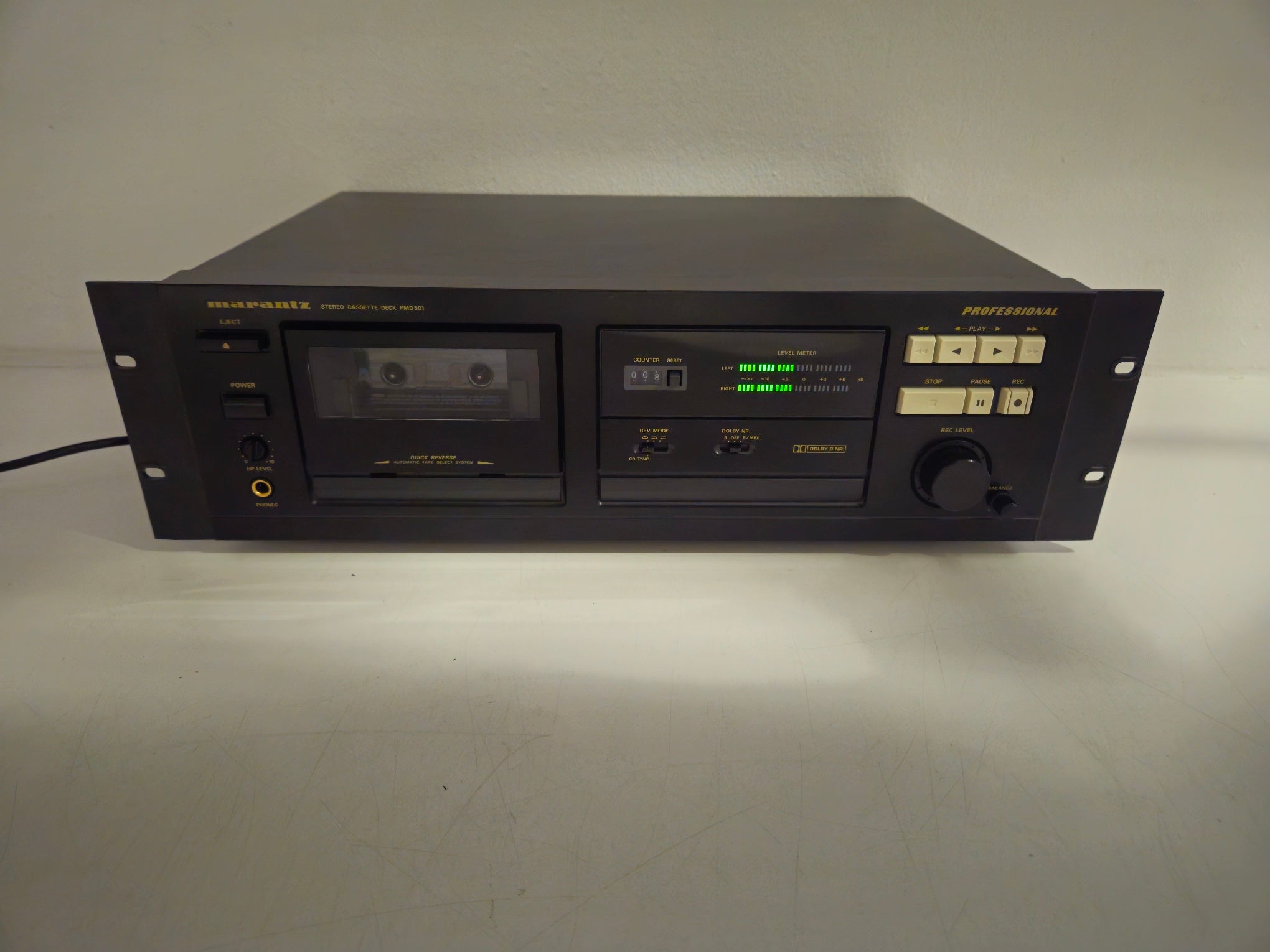 Marantz - PMD 501 - Cassette Deck - New belts - Rack-mount