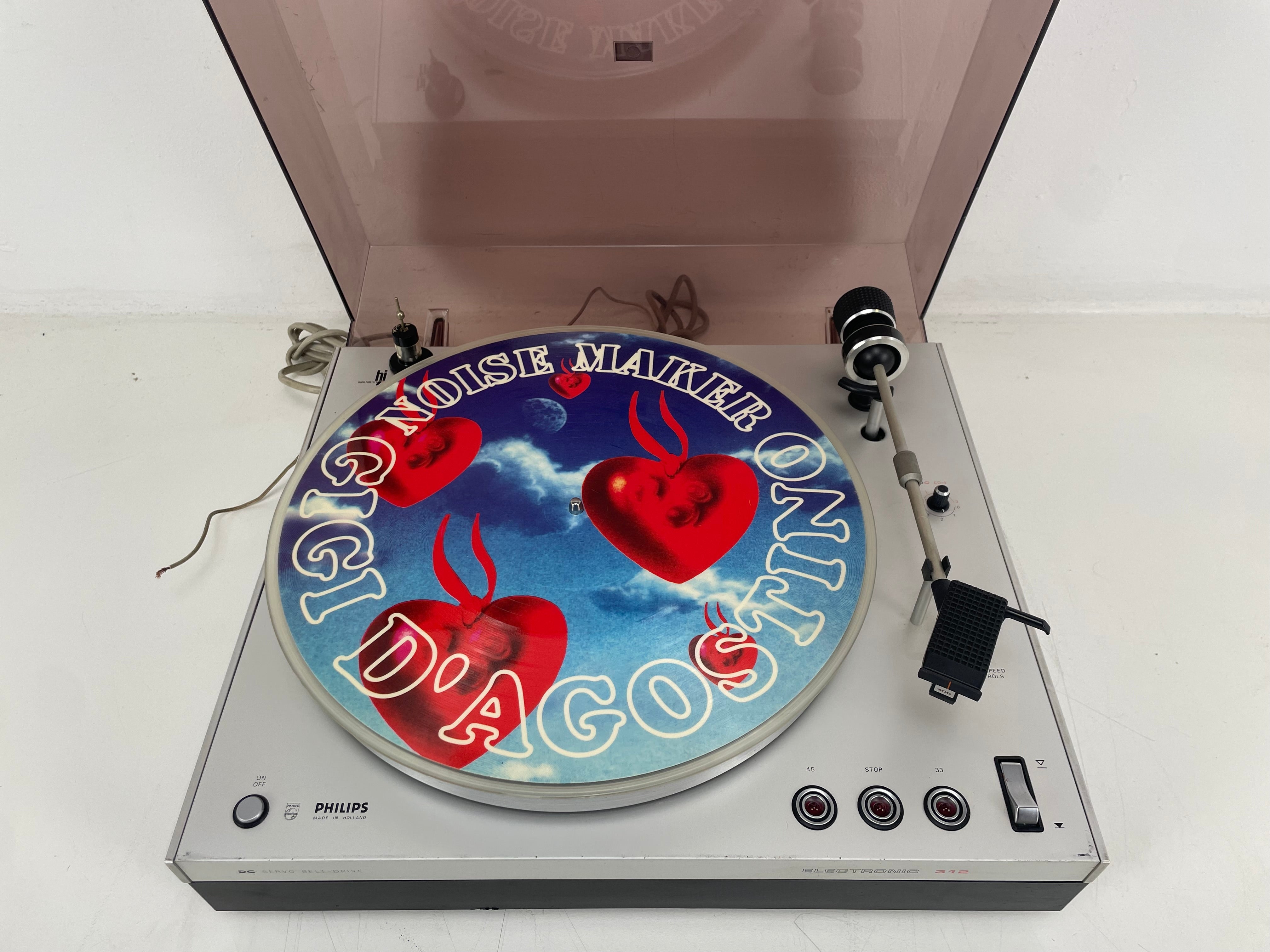 Philips - GA312 - Turntable - New Belt & Stylus GP400 - W/ Manual