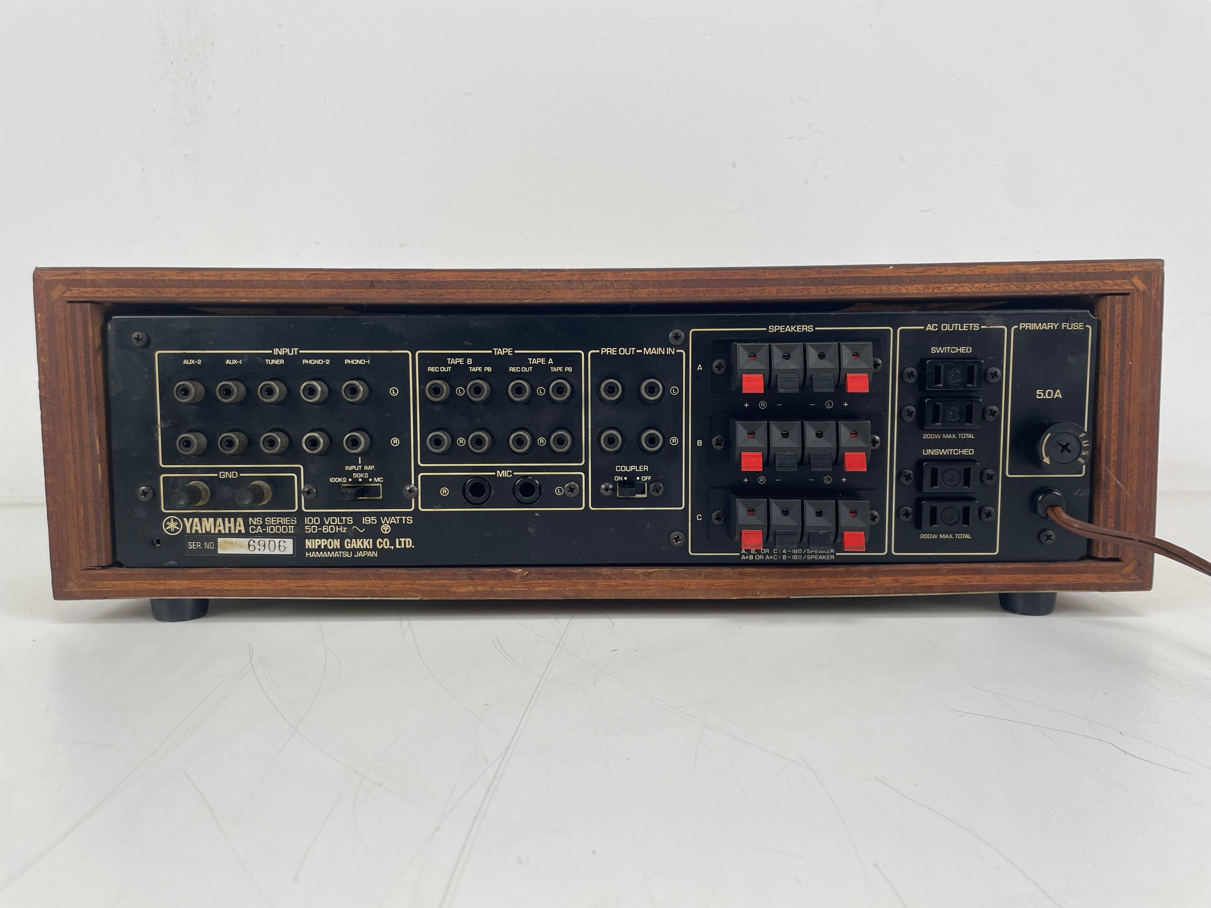 Yamaha - CA-1000 2 - Stereo Amplifier - 110V - Fully Serviced