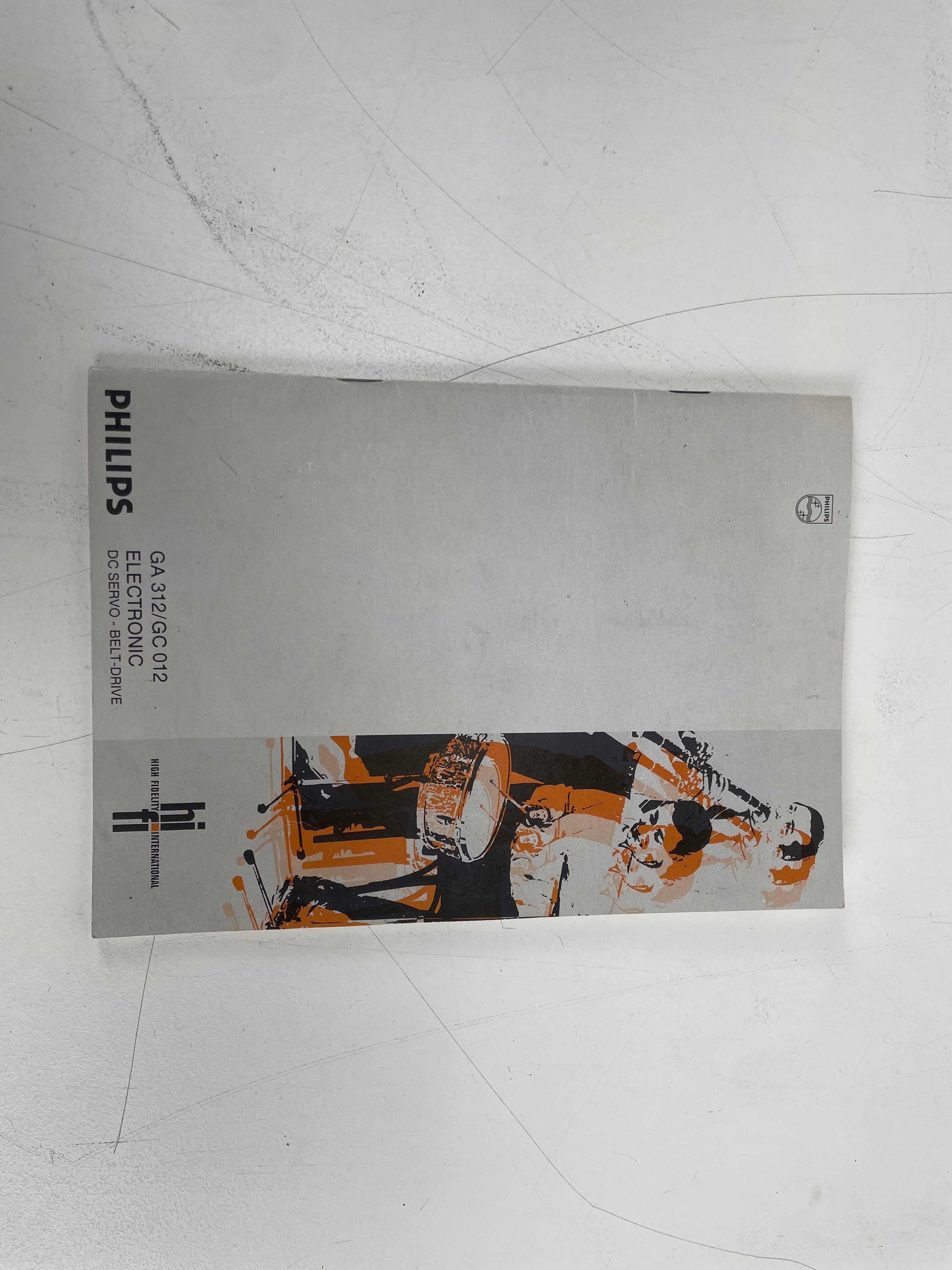 Philips - GA312 - Turntable - New Belt & Stylus GP400 - W/ Manual