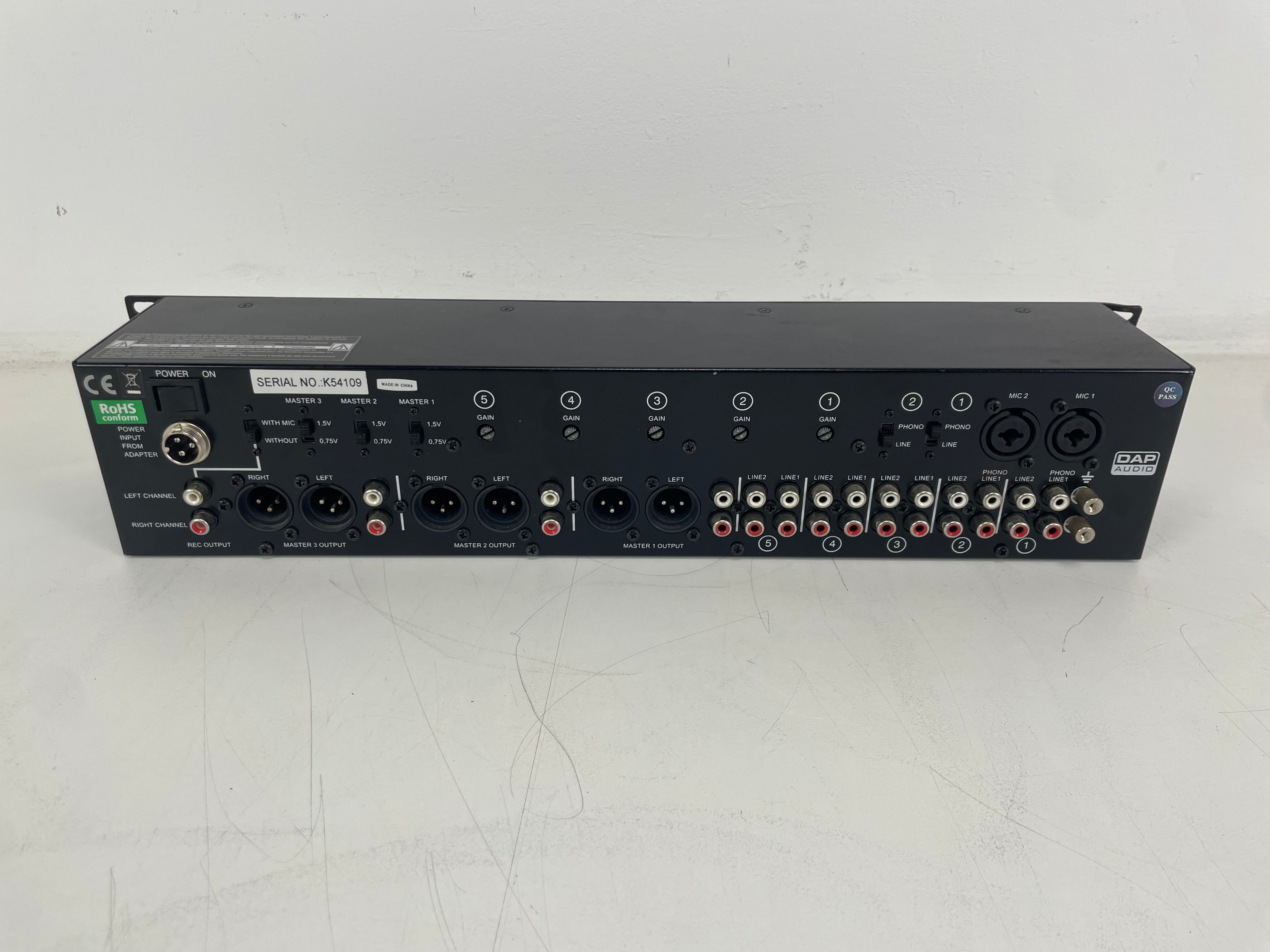 DAP Audio - EM-7.3 - Zone Mixer - As Is