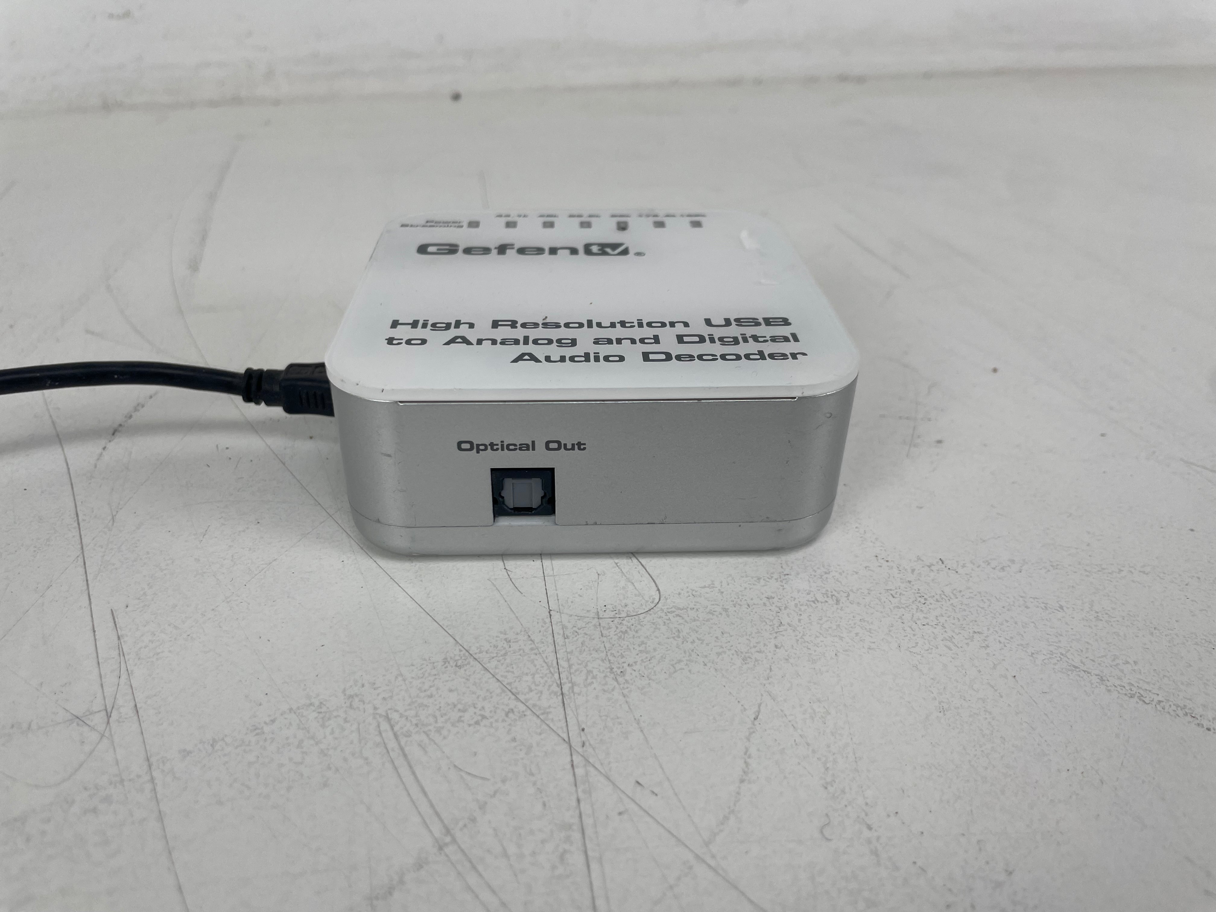 GefenTV - GTV-192KUSB-2-ADAUD - USB to Analog and Digital Audio Decoder