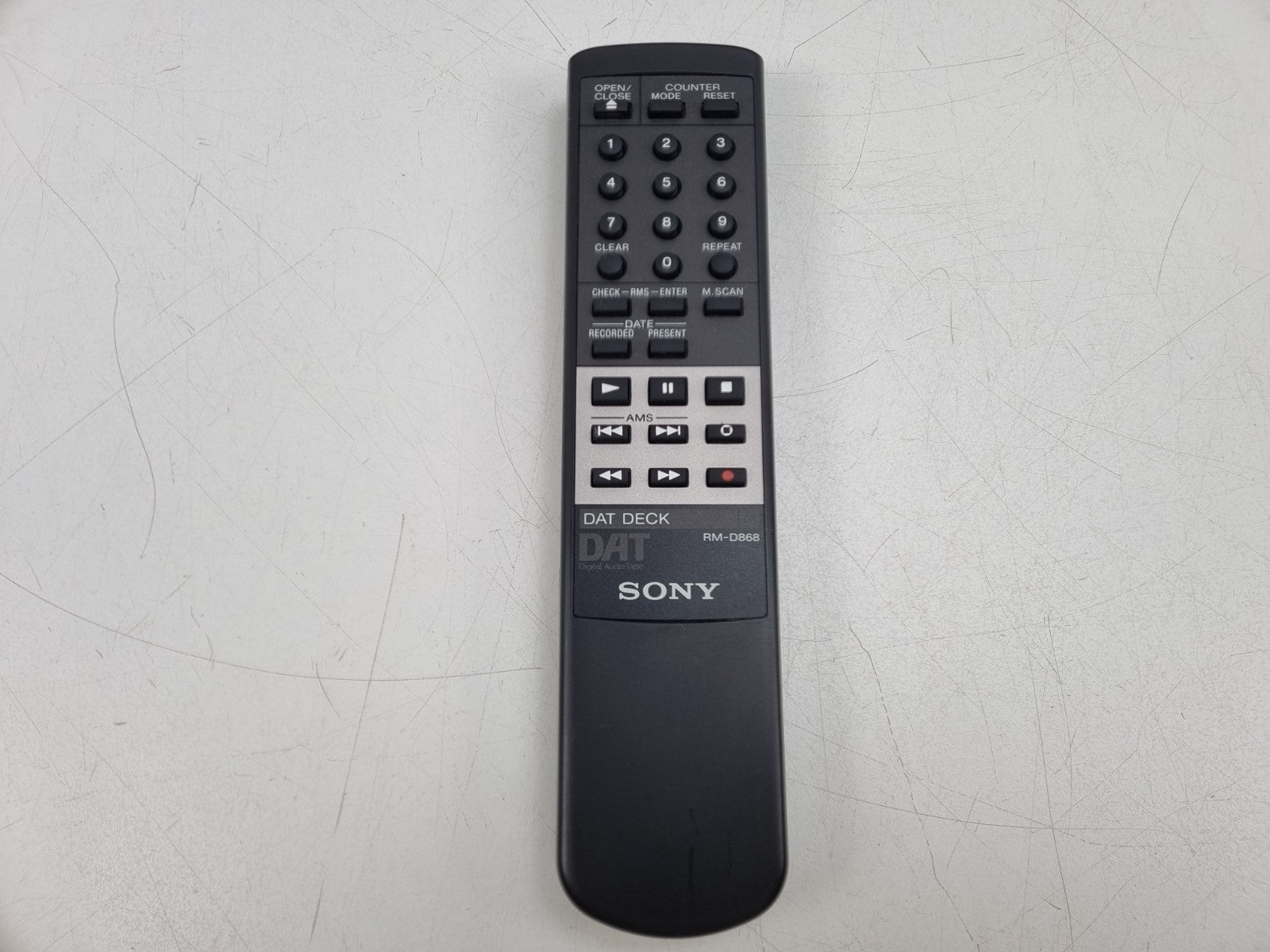Sony DTC-ZA5ES digitale cassettedeck - Afstandsbediening - Handleiding - Eerste eigenaar