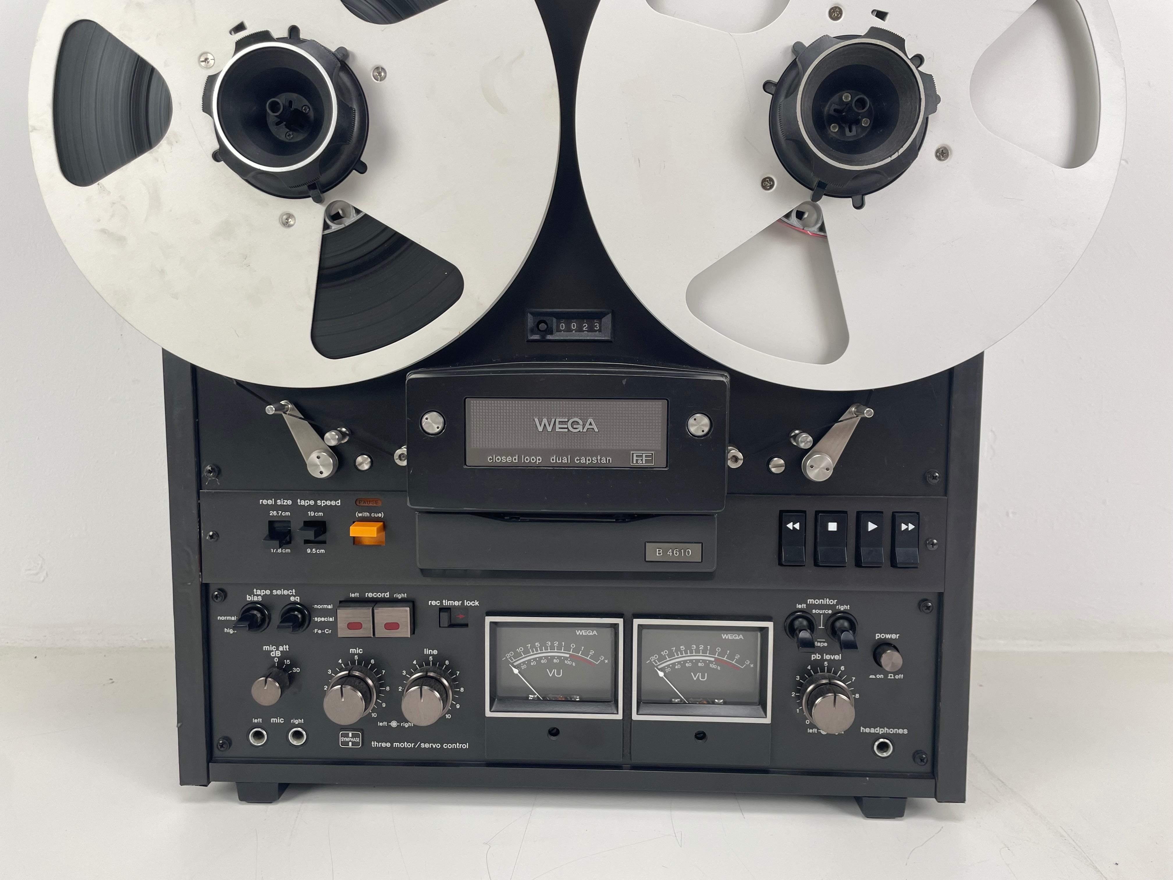 Wega (Sony) - B4610 - Reel to Reel Recorder - Closed Loop System - Dual Capstan