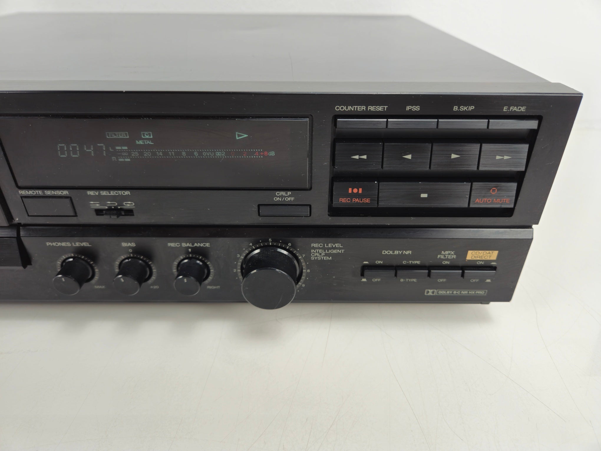 Akai - GX-R35 - Quick Reverse Cassette Deck - GX-head - Serviced (New Belt)