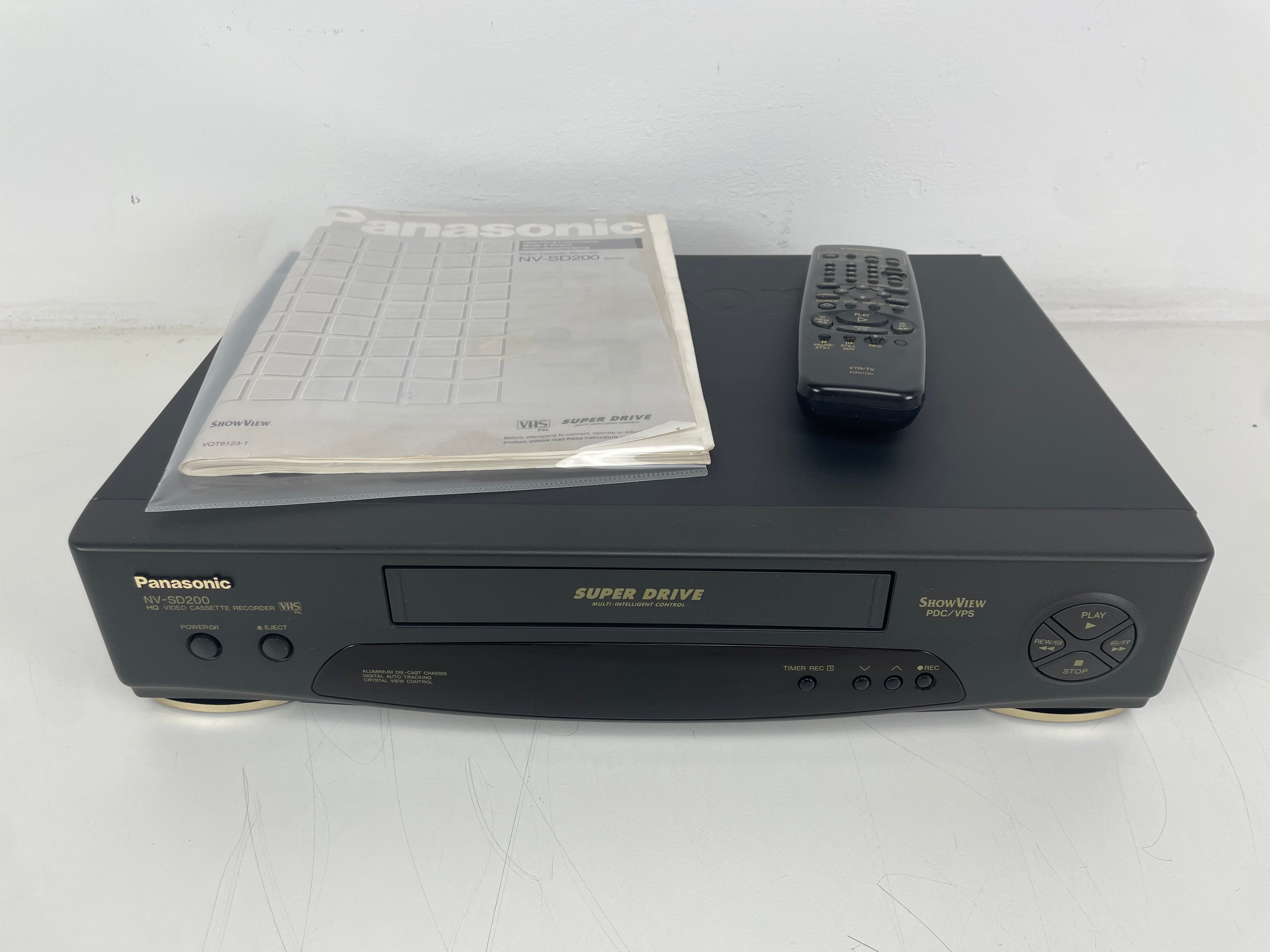 Panasonic - NV-SD200 - Video Cassette Recorder - VHS