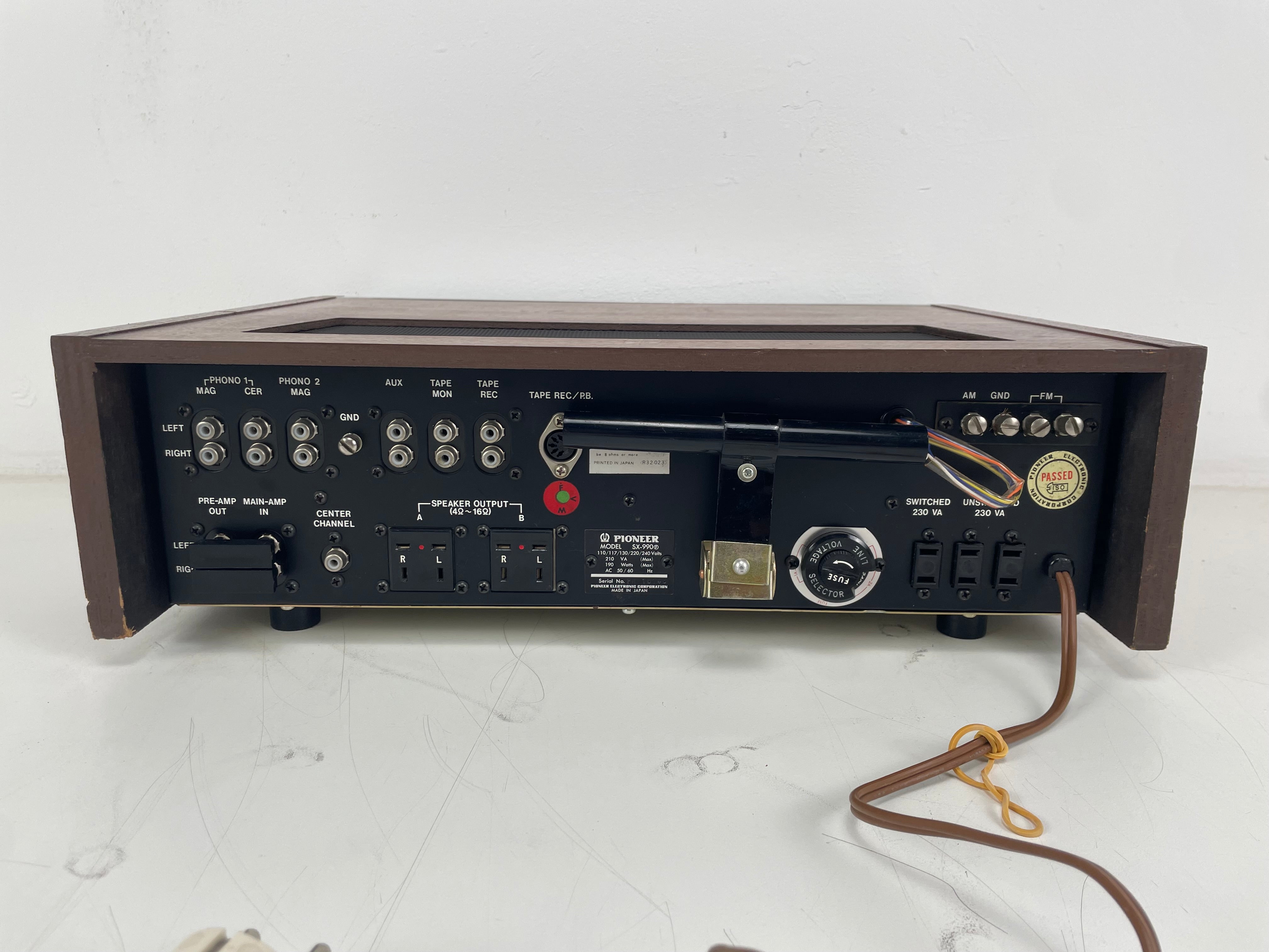 Pioneer - SX-990 - Stereo Receiver - Serviced (Repaired)
