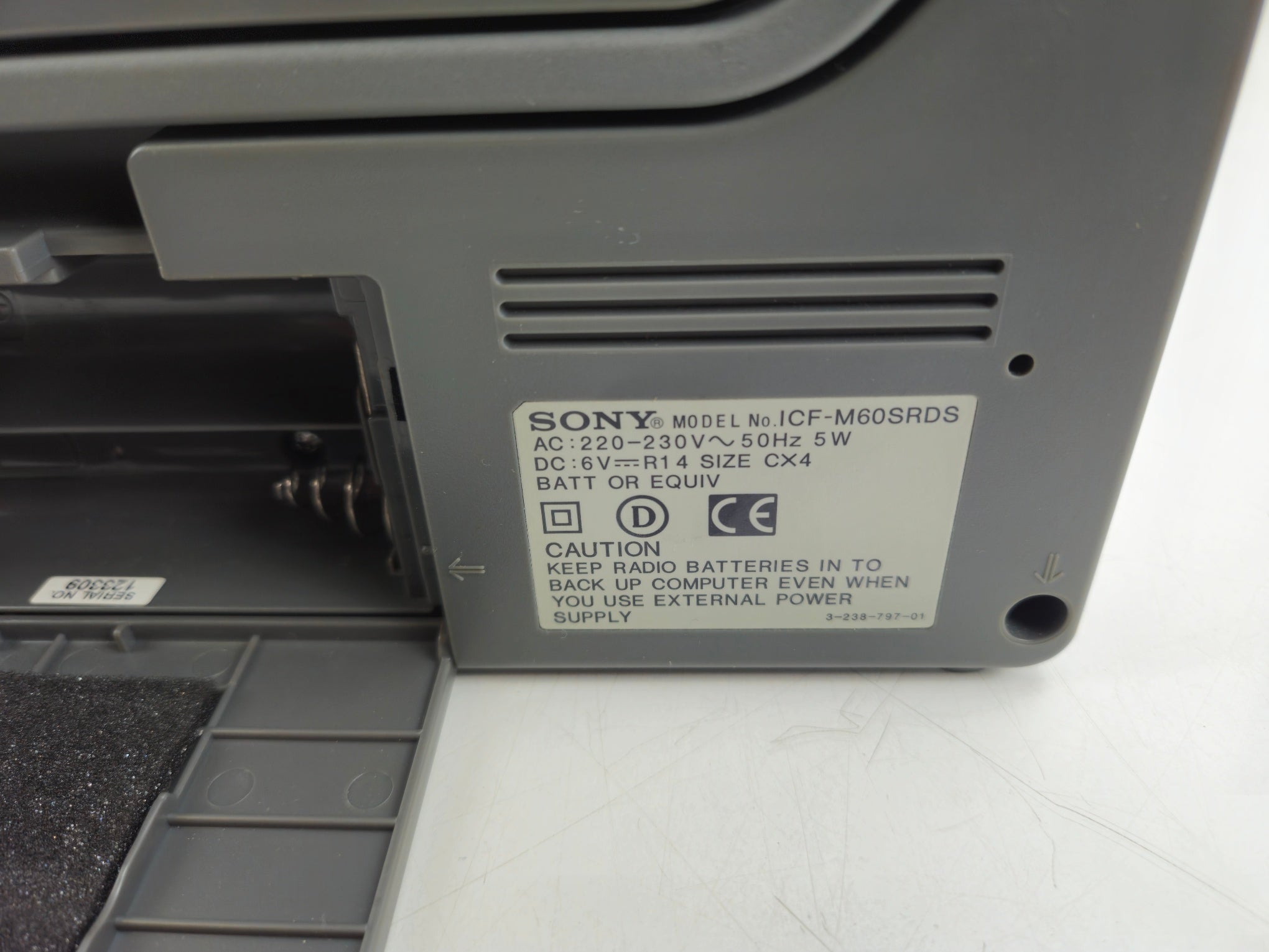 Sony - ICF-M60LRDS - Portable Radio - As New
