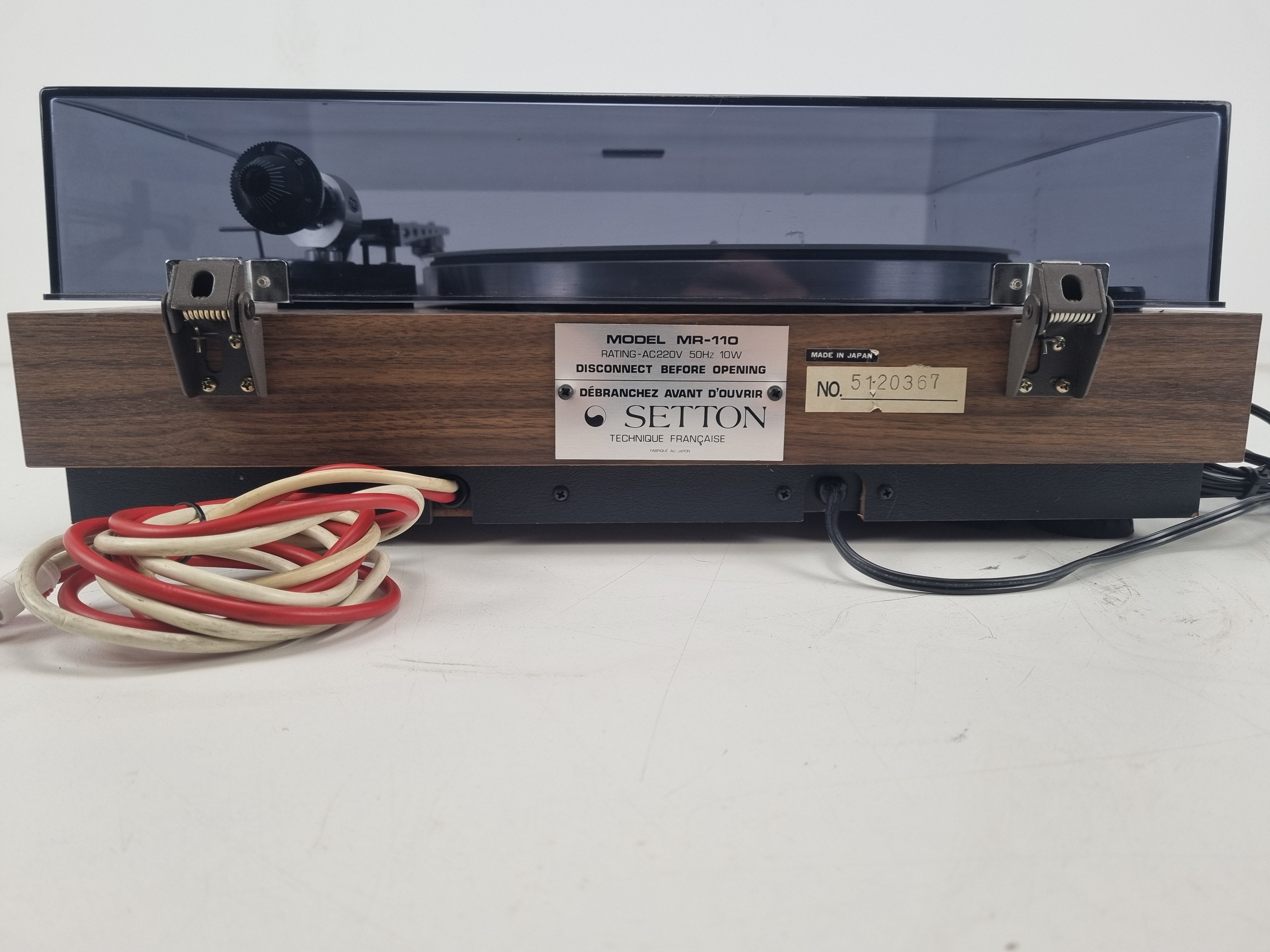 Setton - MR-110 Turntable - Belt Drive - New Belts - New Stylus - Rare