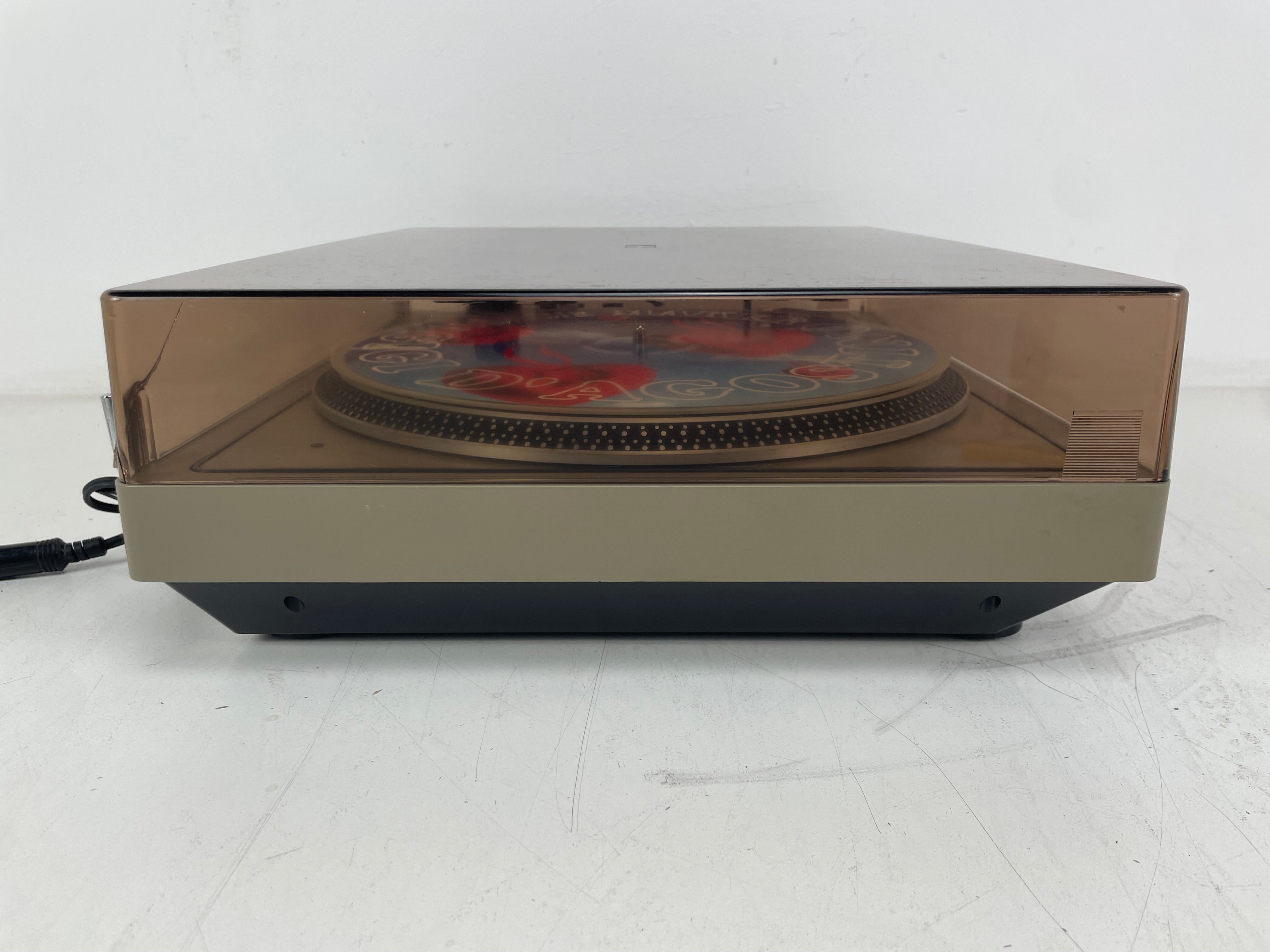Lenco - L833D - Direct Drive Turntable - Lenco Stylus - Broken Dustcover/Strobe