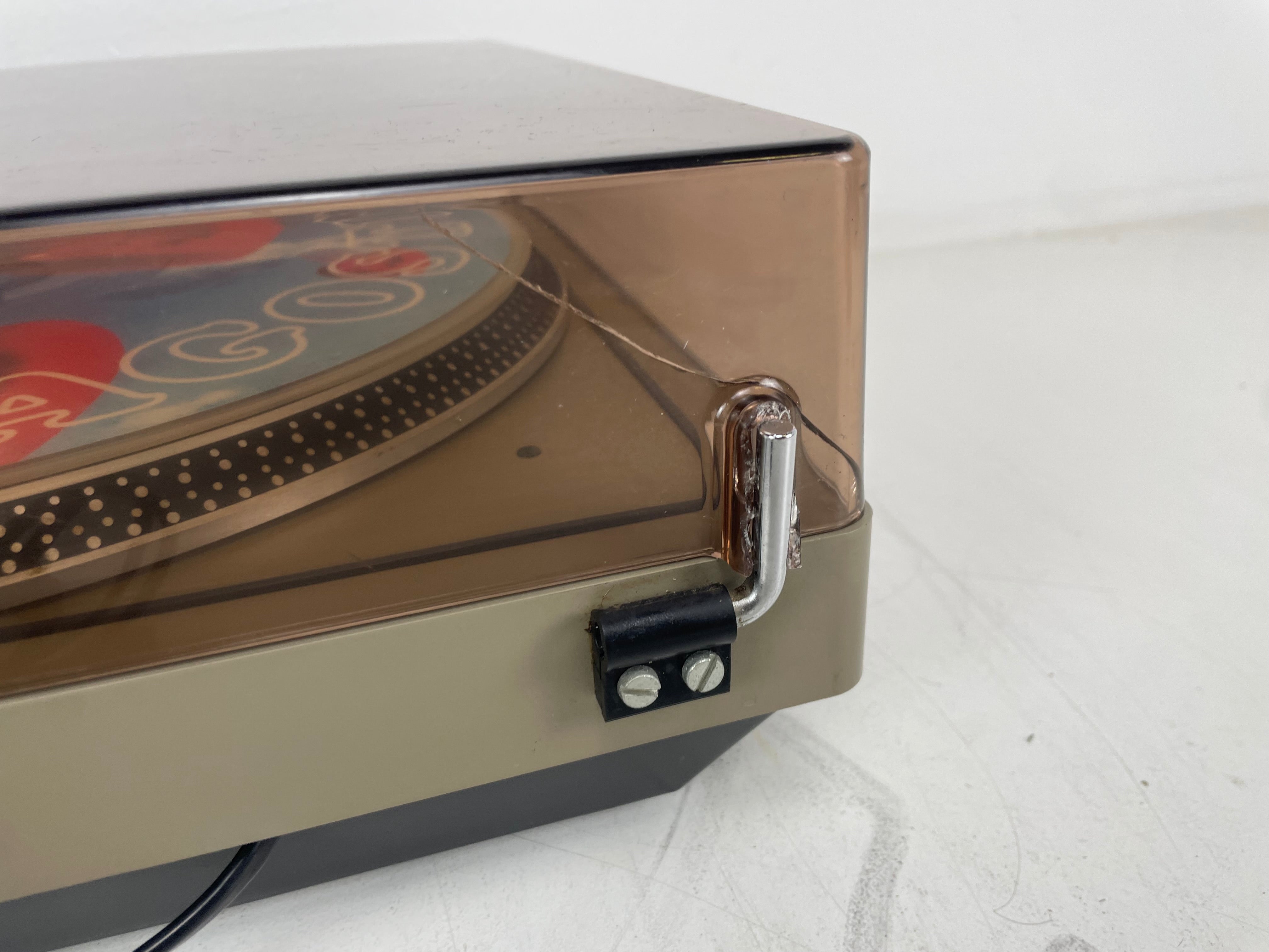 Lenco - L833D - Direct Drive Turntable - Lenco Stylus - Broken Dustcover/Strobe