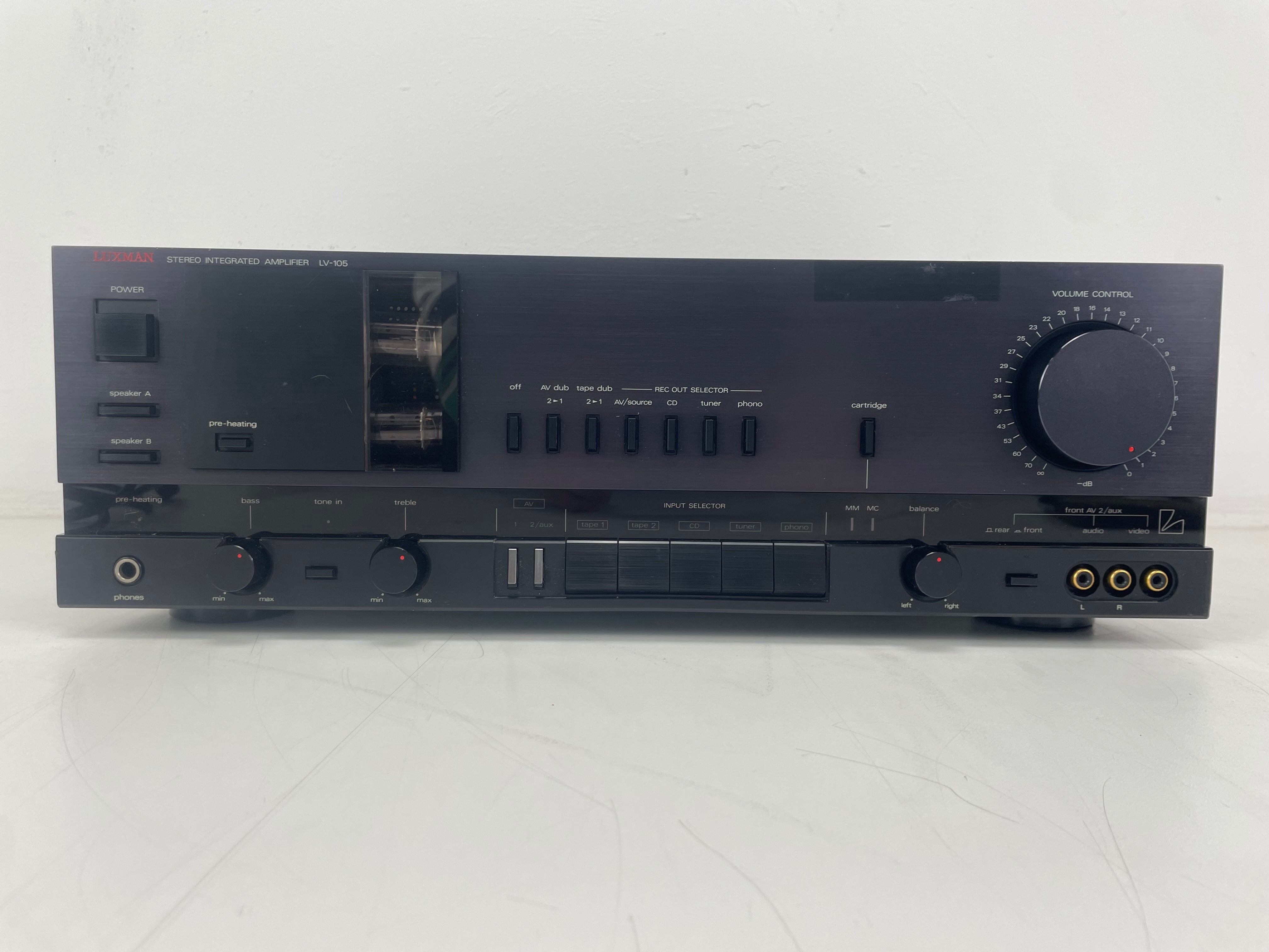 Luxman - LV-105 - Stereo Hybrid Tube - Integrated Amplifier