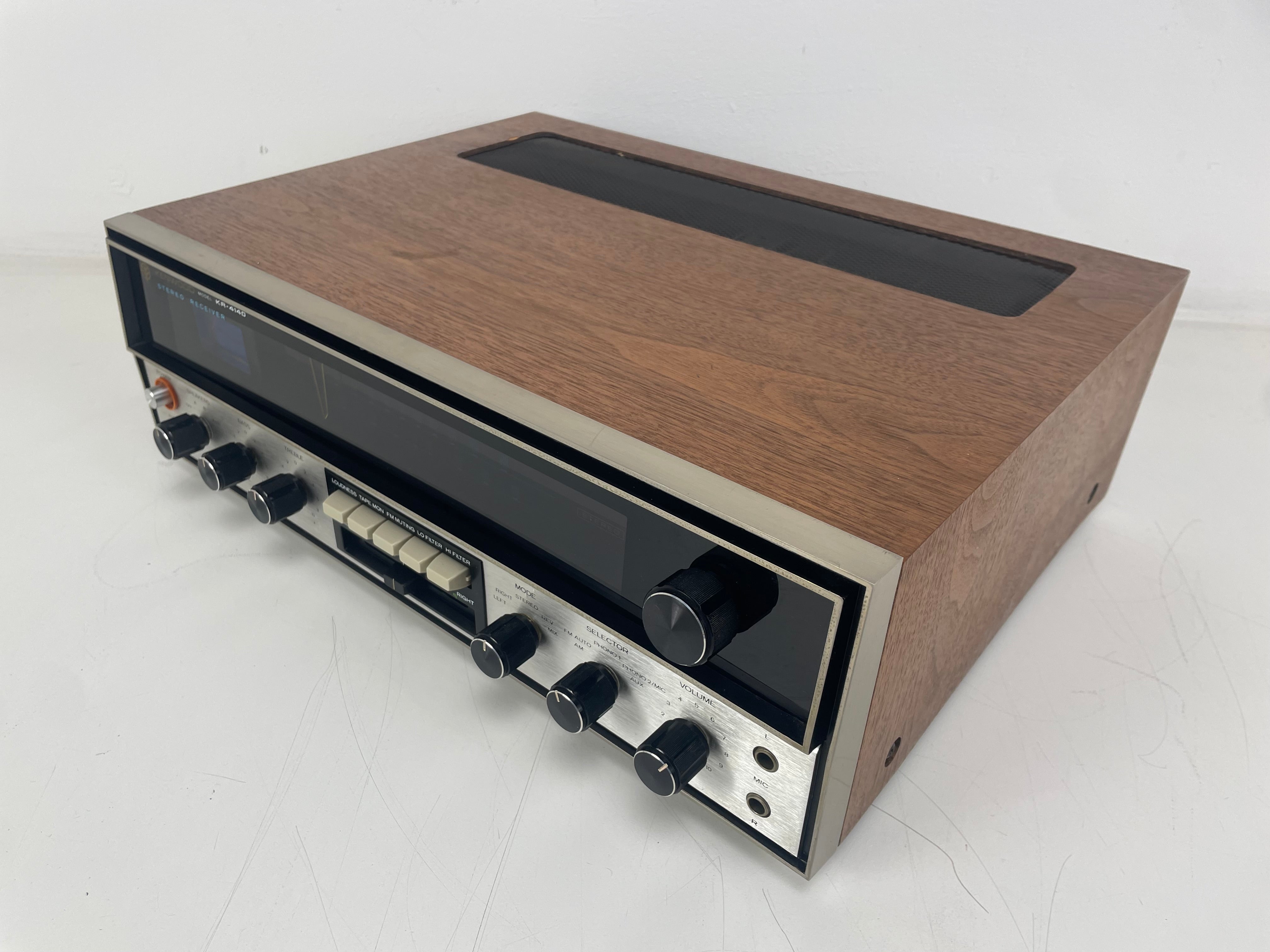 Kenwood - KR4140 - Stereo Receiver - Serviced (LED Installed/Recapped)