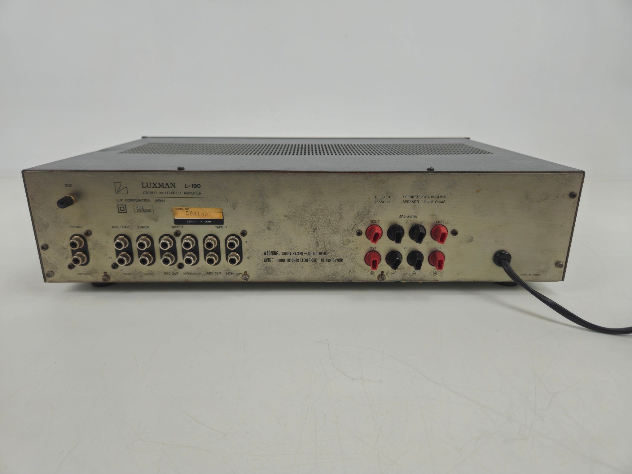 Luxman - L-190 - Duo Beta Stereo Integrated Amplifier