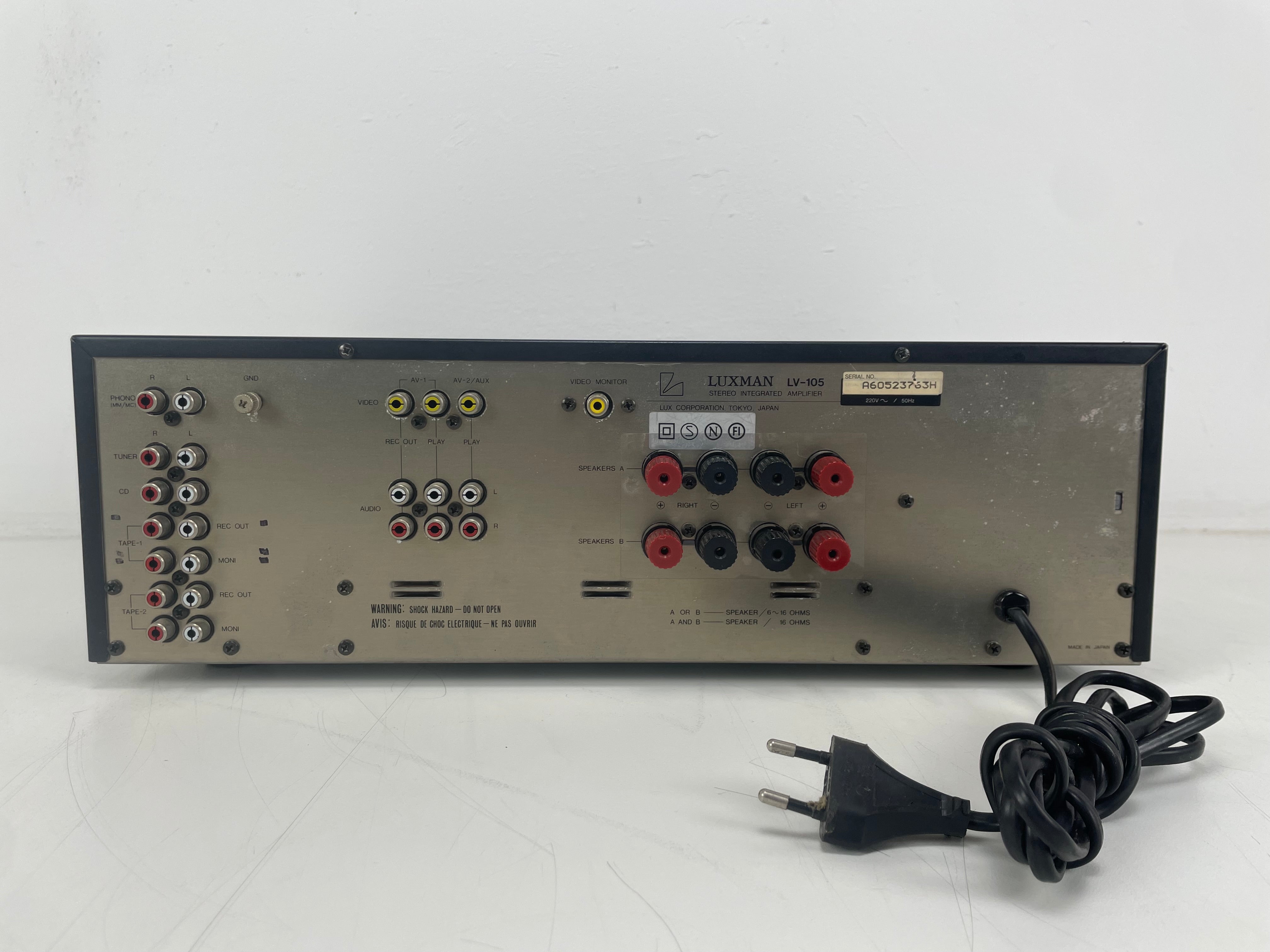 Luxman - LV-105 - Stereo Hybrid Tube - Integrated Amplifier